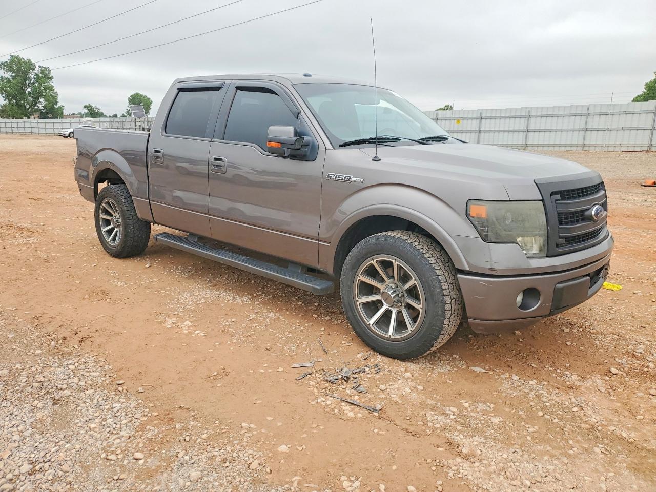 2013 Ford F150 Supercrew Gray vin: 1FTFW1CF8DFA24080