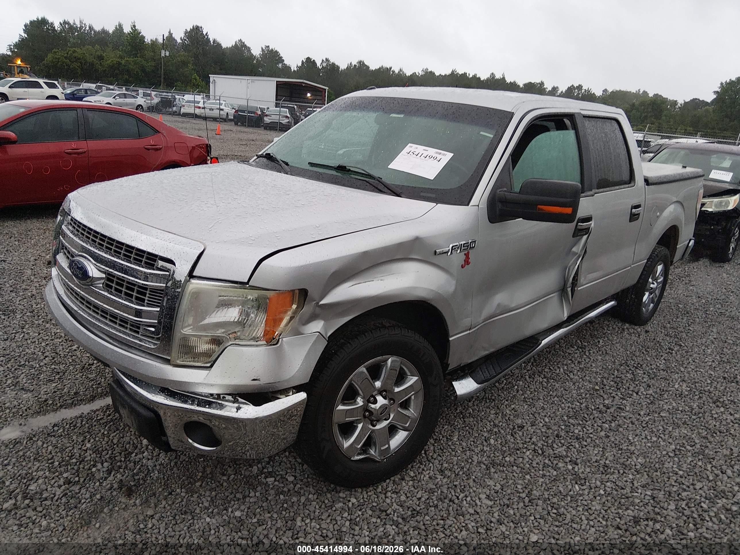 2013 Ford F-150 Fx2/king Ranch/lariat/platinum/xl/xlt Silver vin: 1FTFW1CF8DFC66545