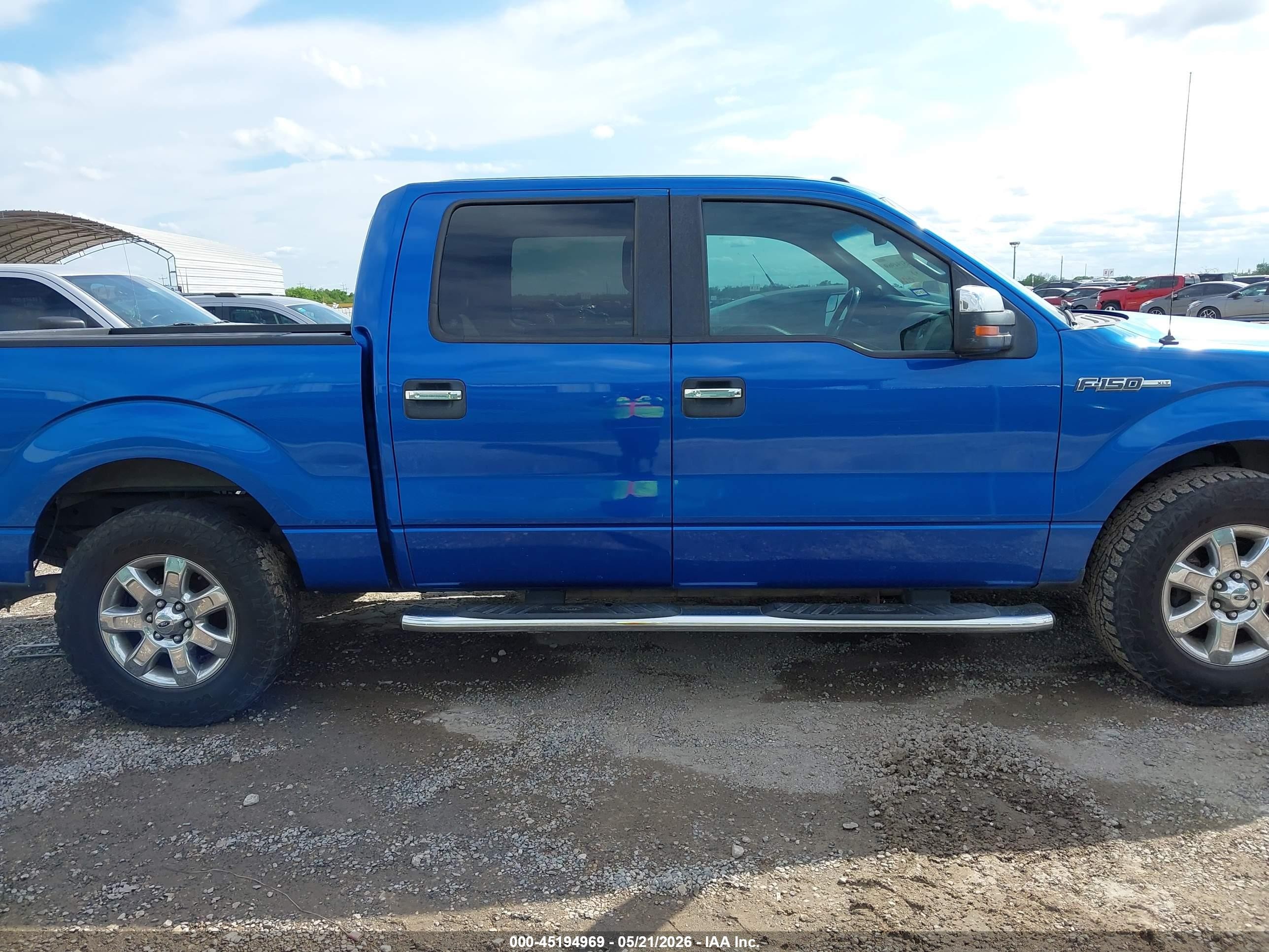 2013 Ford F-150 Xlt Синий vin: 1FTFW1CF8DFD81470