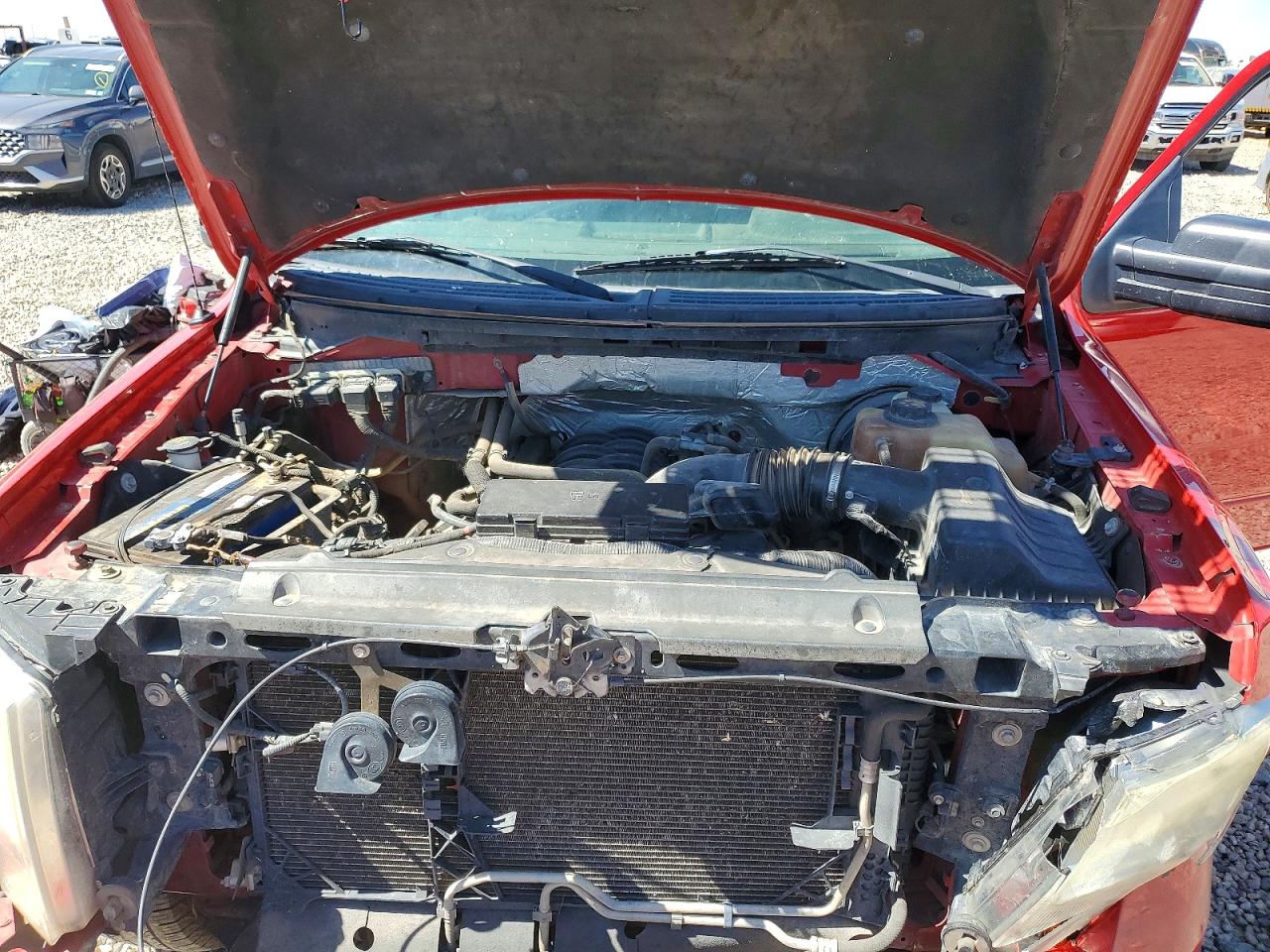 2013 Ford F150 Supercrew Red vin: 1FTFW1CF8DKE05516
