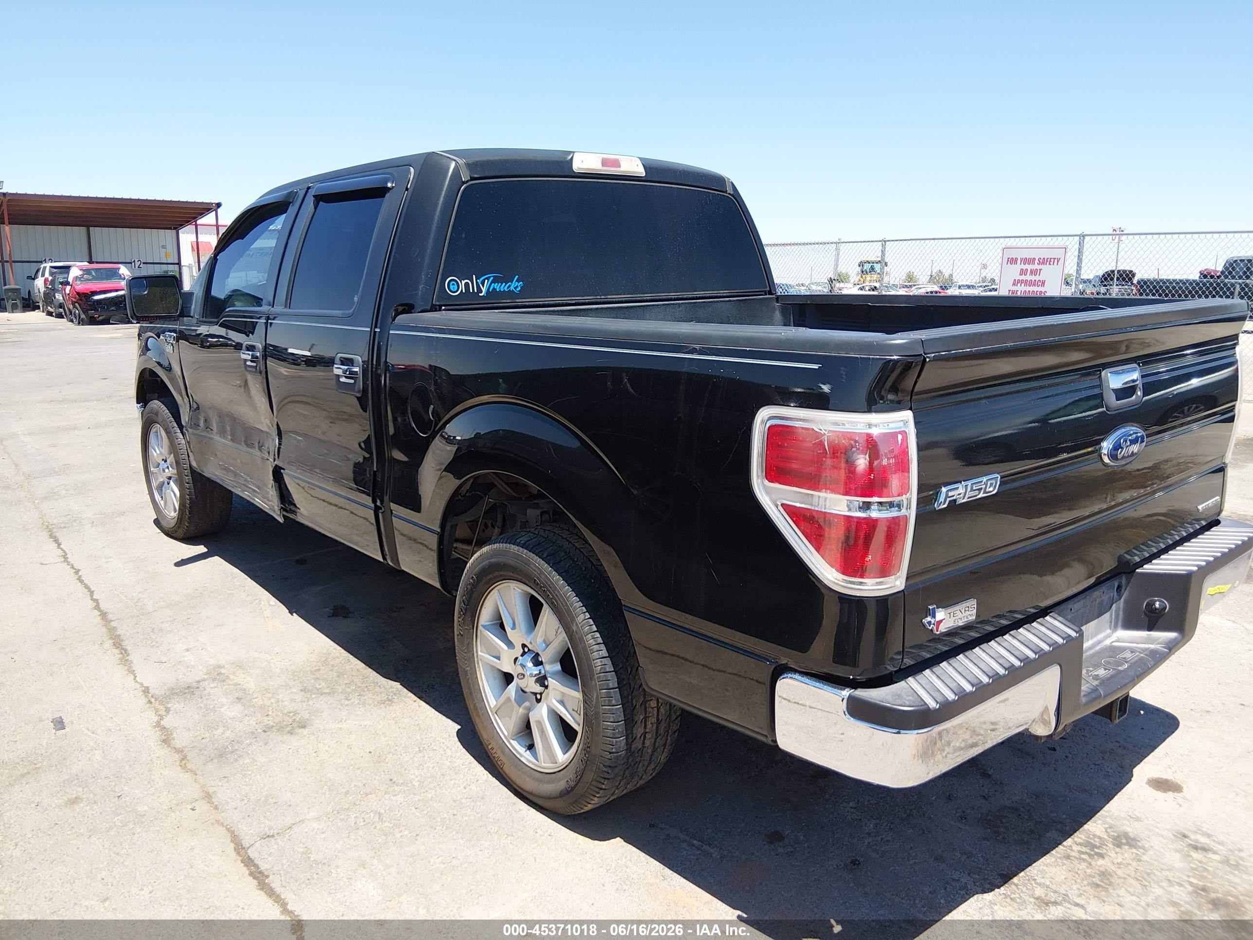 2013 Ford F-150 Xlt Черный vin: 1FTFW1CF8DKE10389