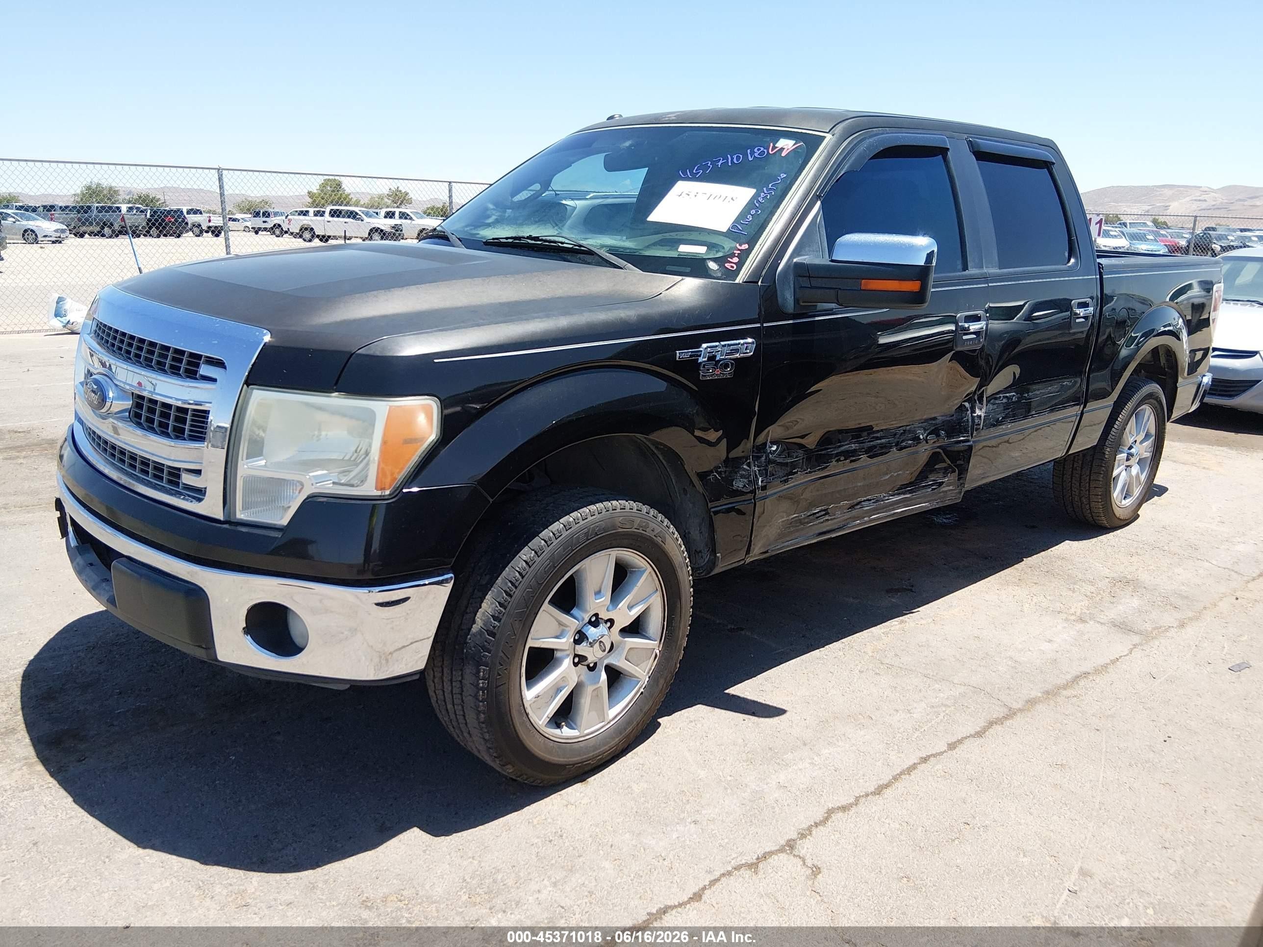 2013 Ford F-150 Xlt Черный vin: 1FTFW1CF8DKE10389
