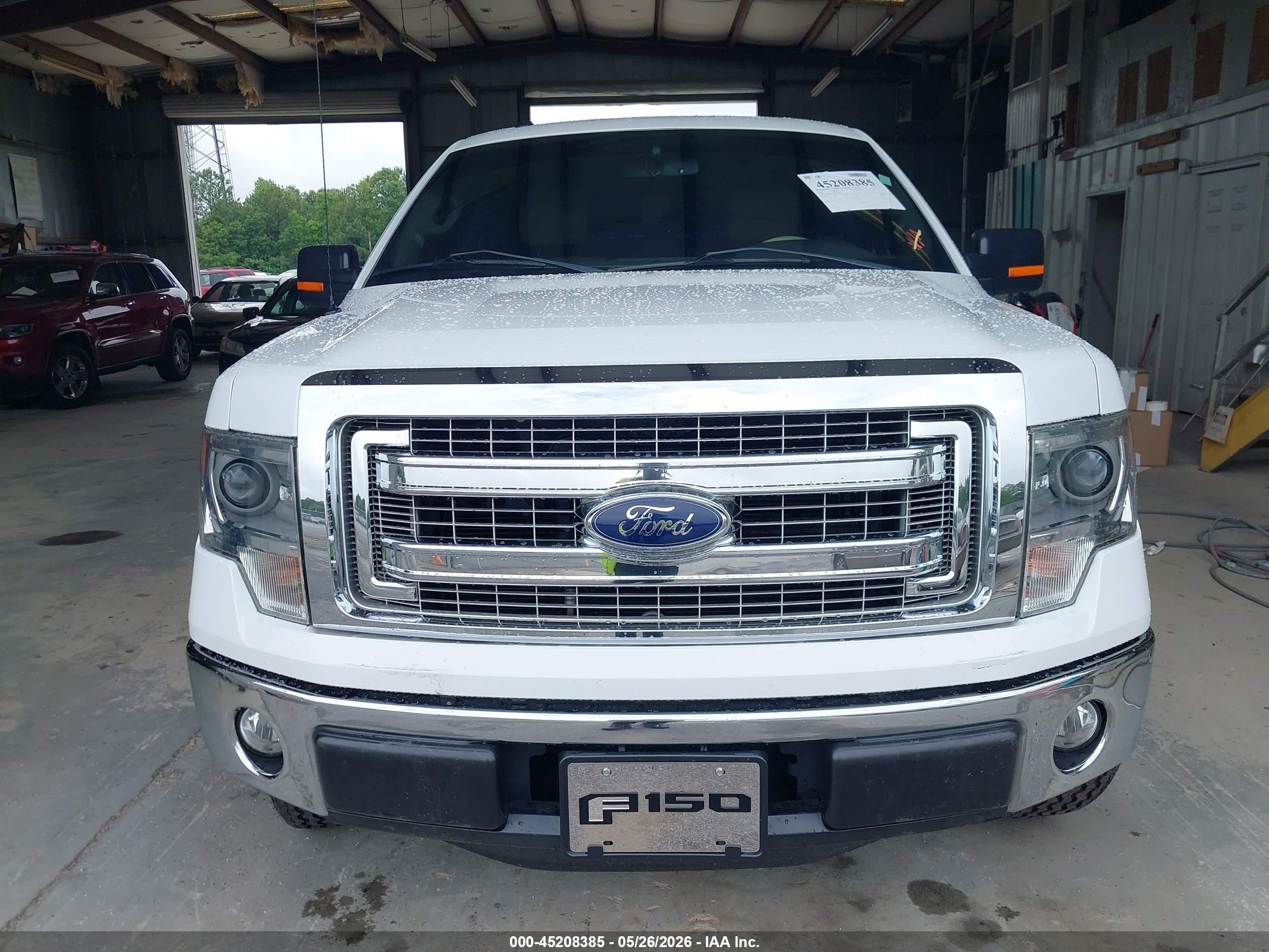 2014 Ford F-150 Xlt White vin: 1FTFW1CF8EFA58263