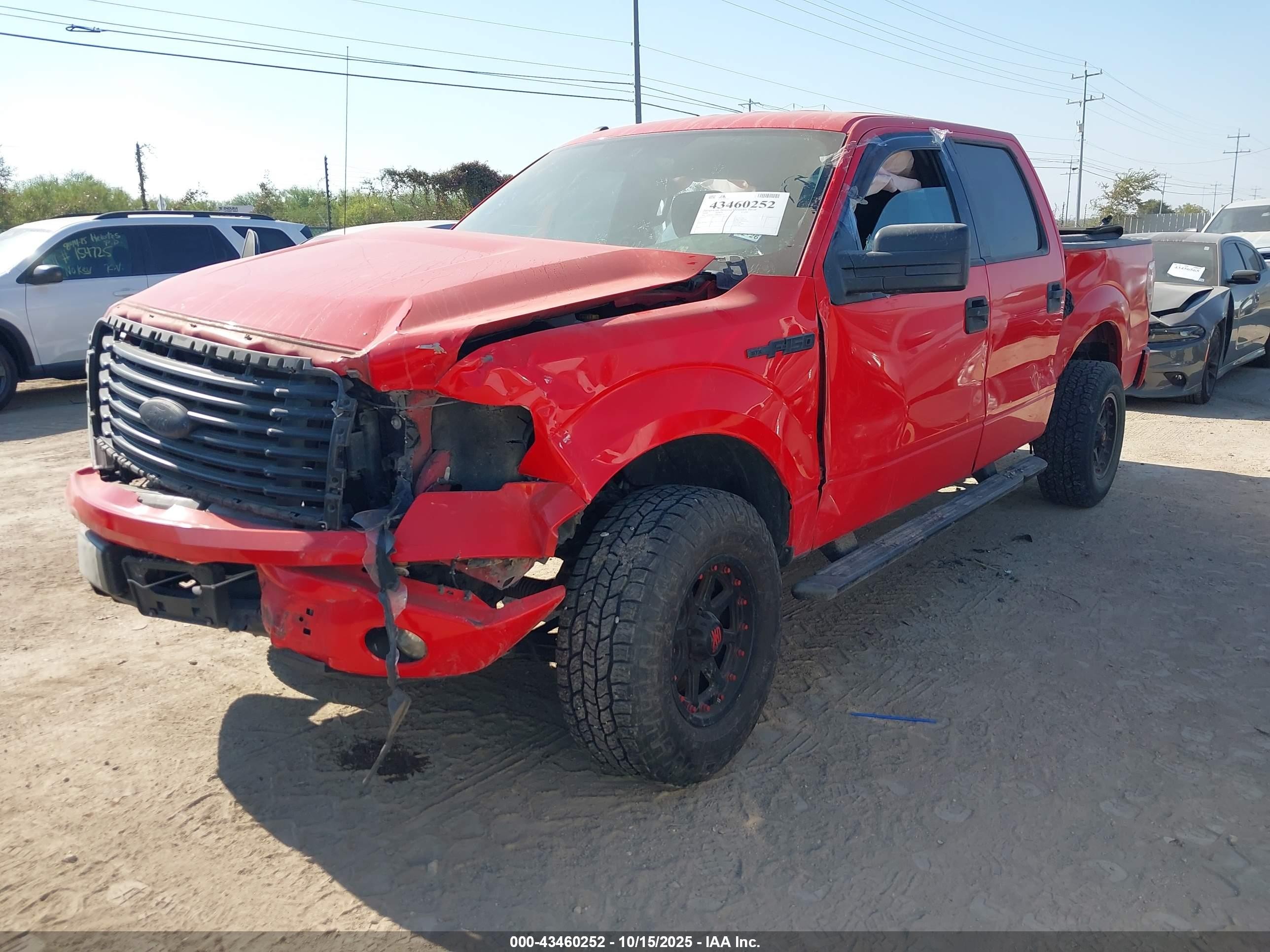 2014 Ford F-150 Stx Red vin: 1FTFW1CF8EKF46359