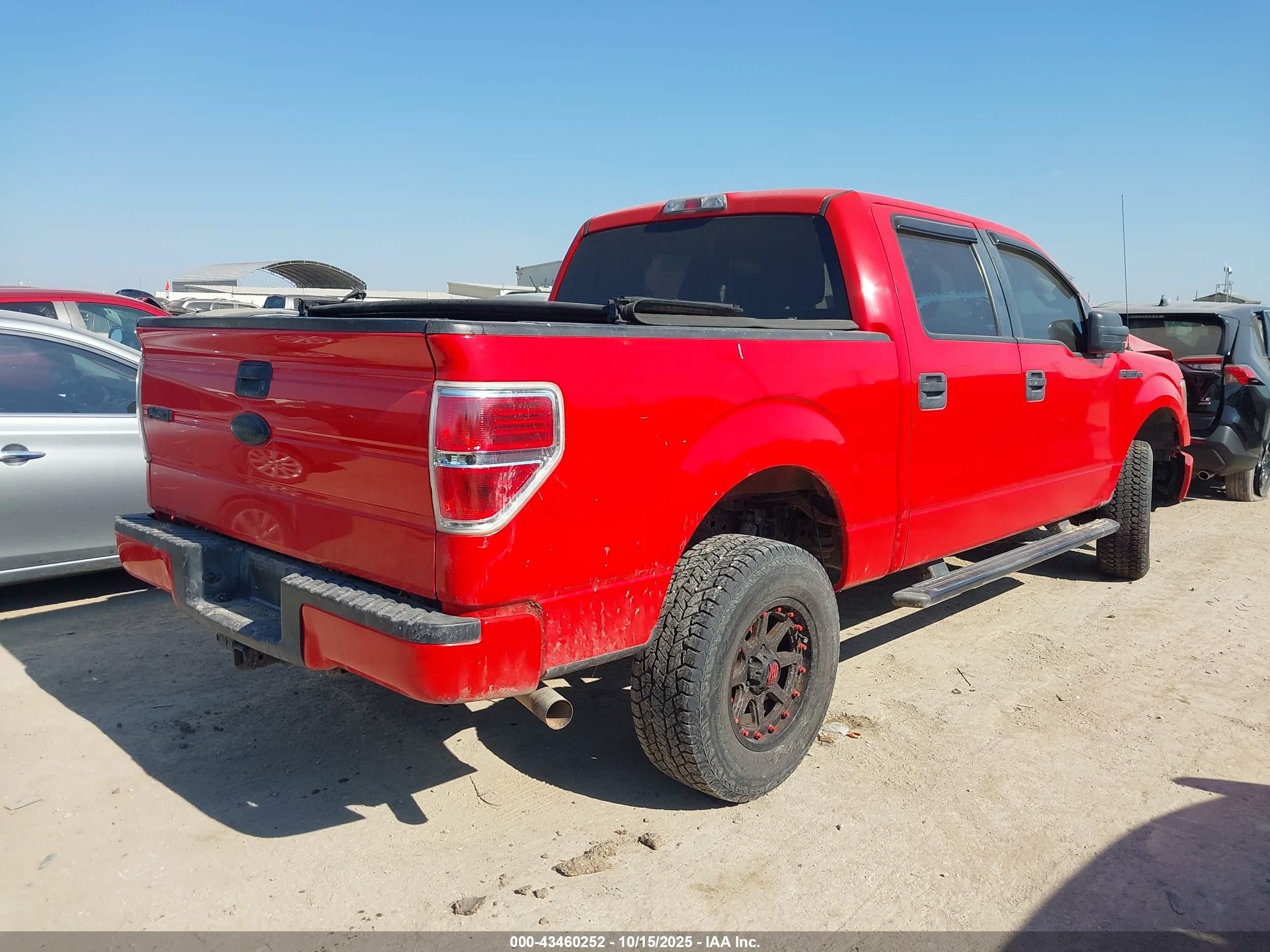 2014 Ford F-150 Stx Red vin: 1FTFW1CF8EKF46359