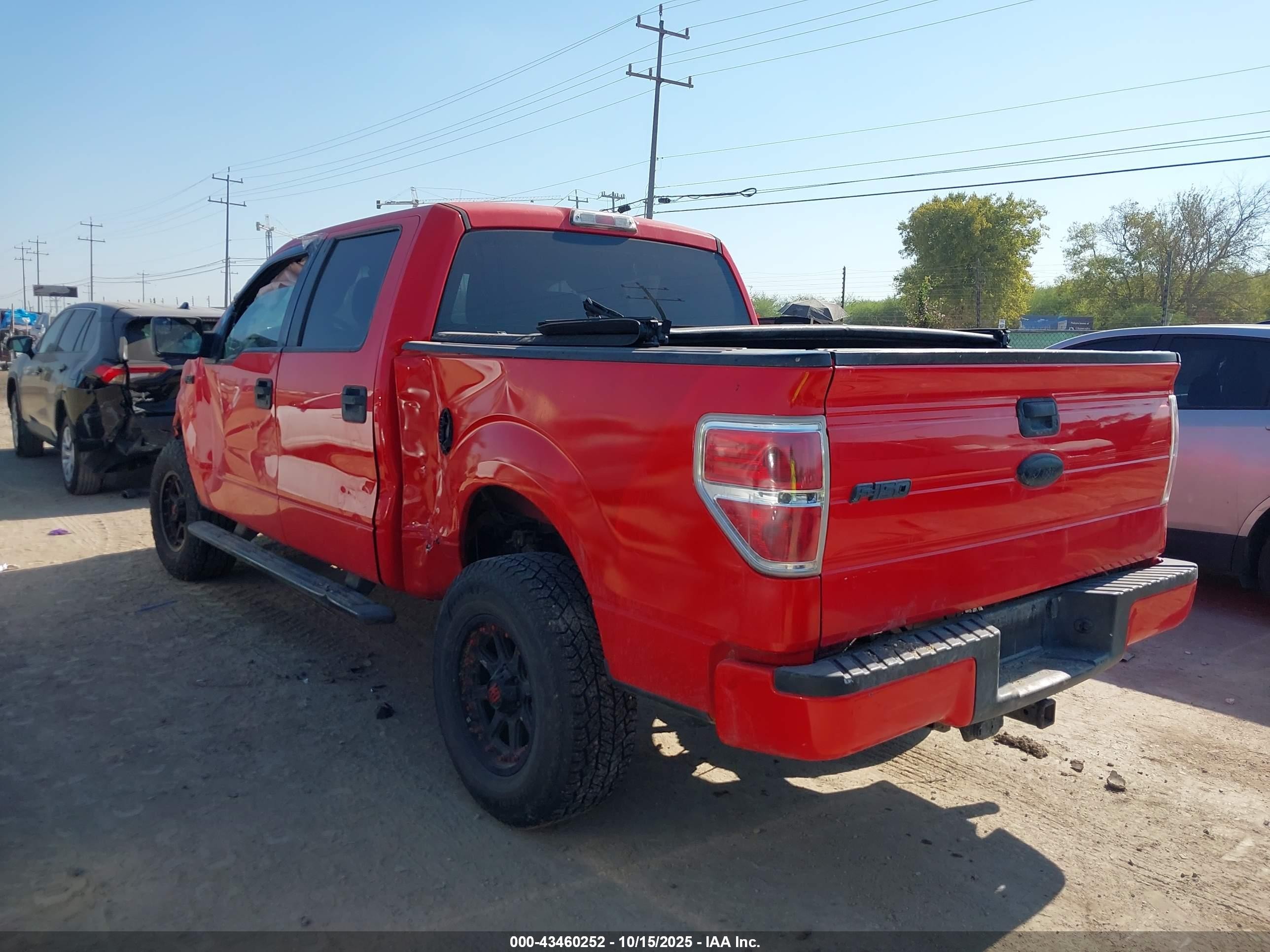2014 Ford F-150 Stx Red vin: 1FTFW1CF8EKF46359