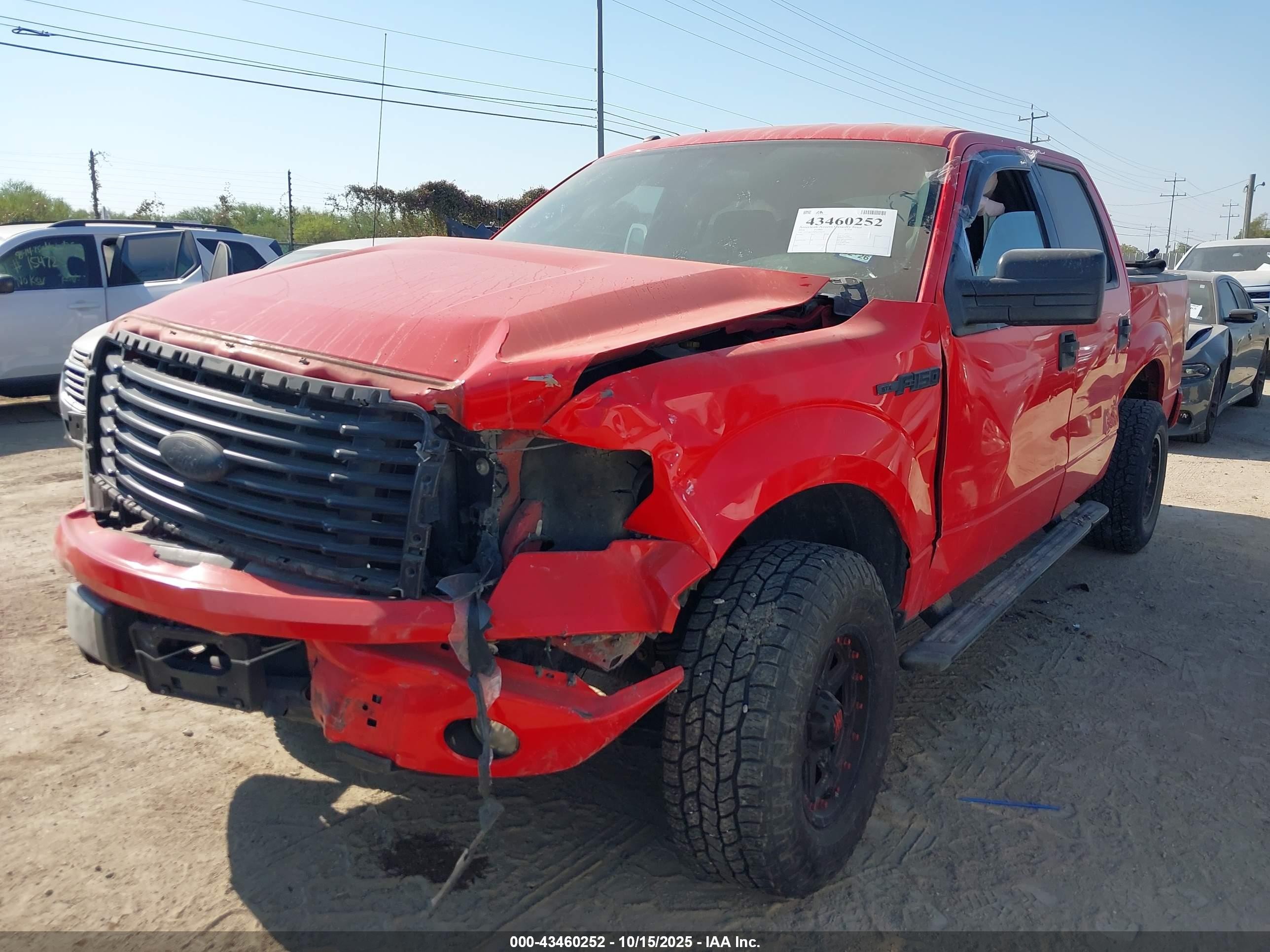 2014 Ford F-150 Stx Red vin: 1FTFW1CF8EKF46359