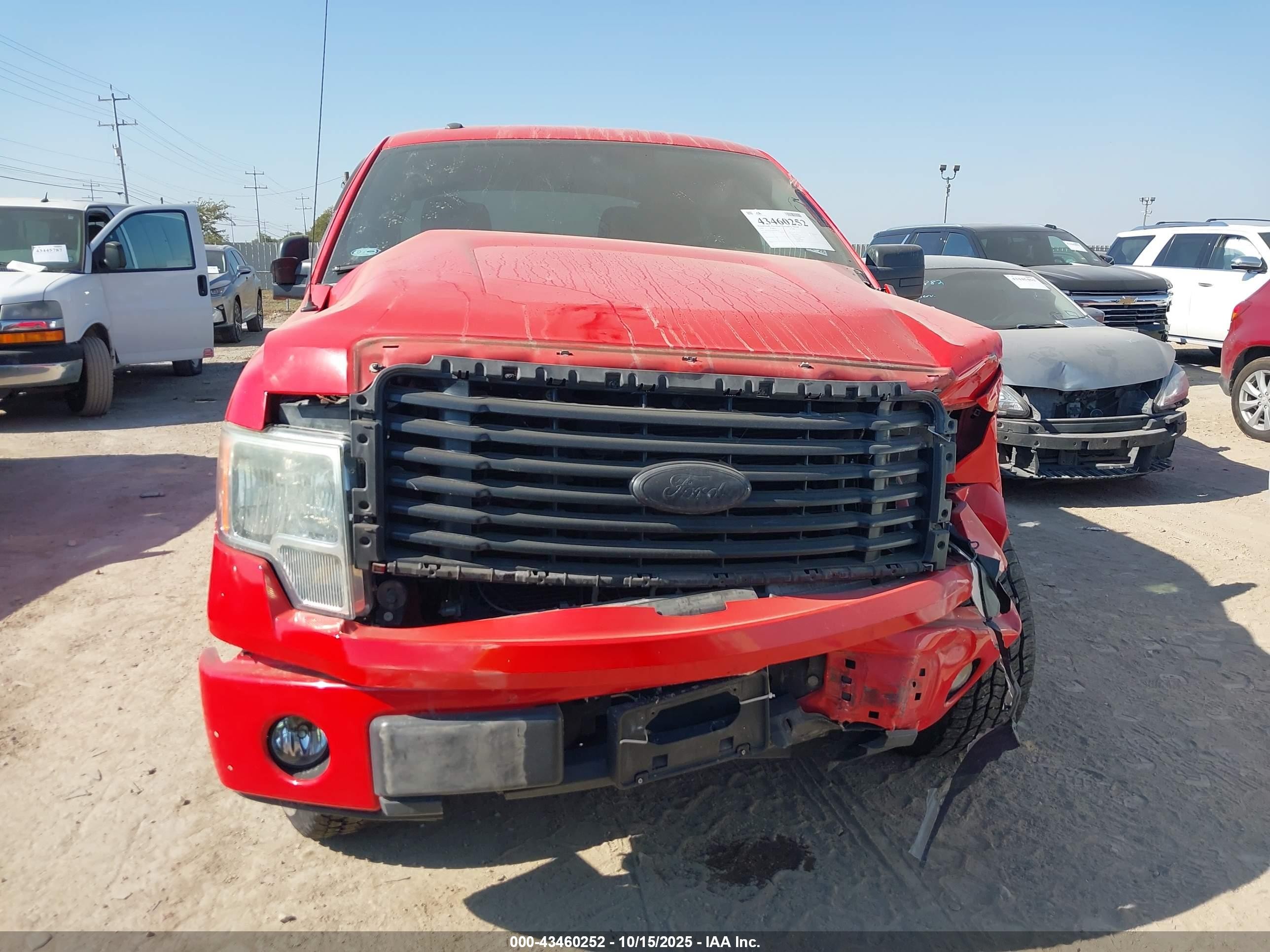 2014 Ford F-150 Stx Red vin: 1FTFW1CF8EKF46359