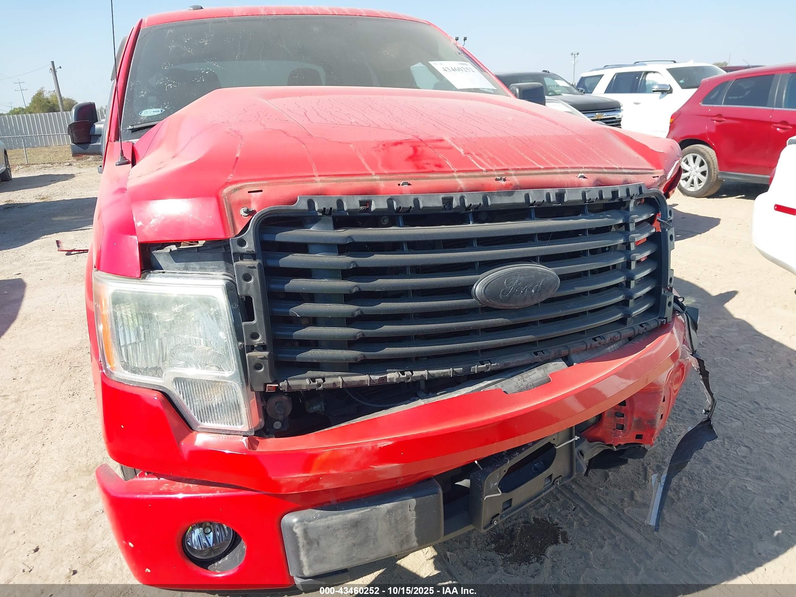 2014 Ford F-150 Stx Red vin: 1FTFW1CF8EKF46359