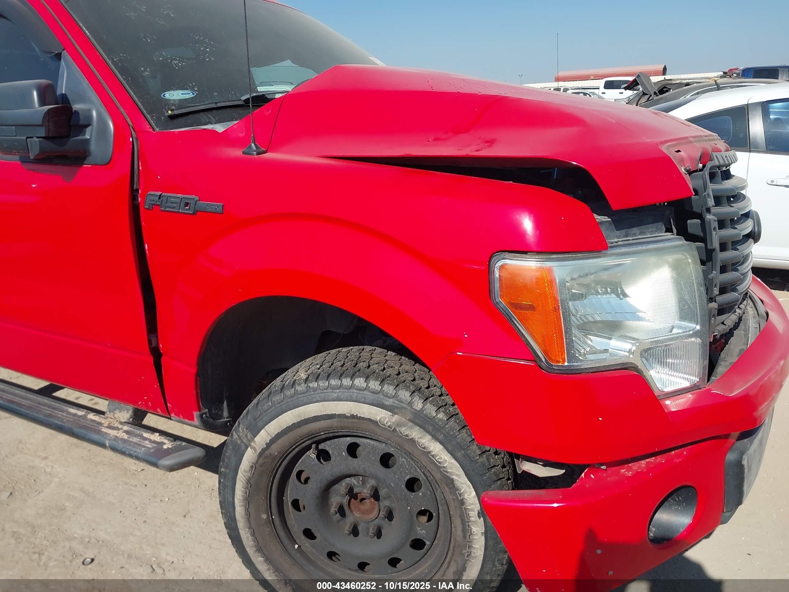 2014 Ford F-150 Stx Red vin: 1FTFW1CF8EKF46359