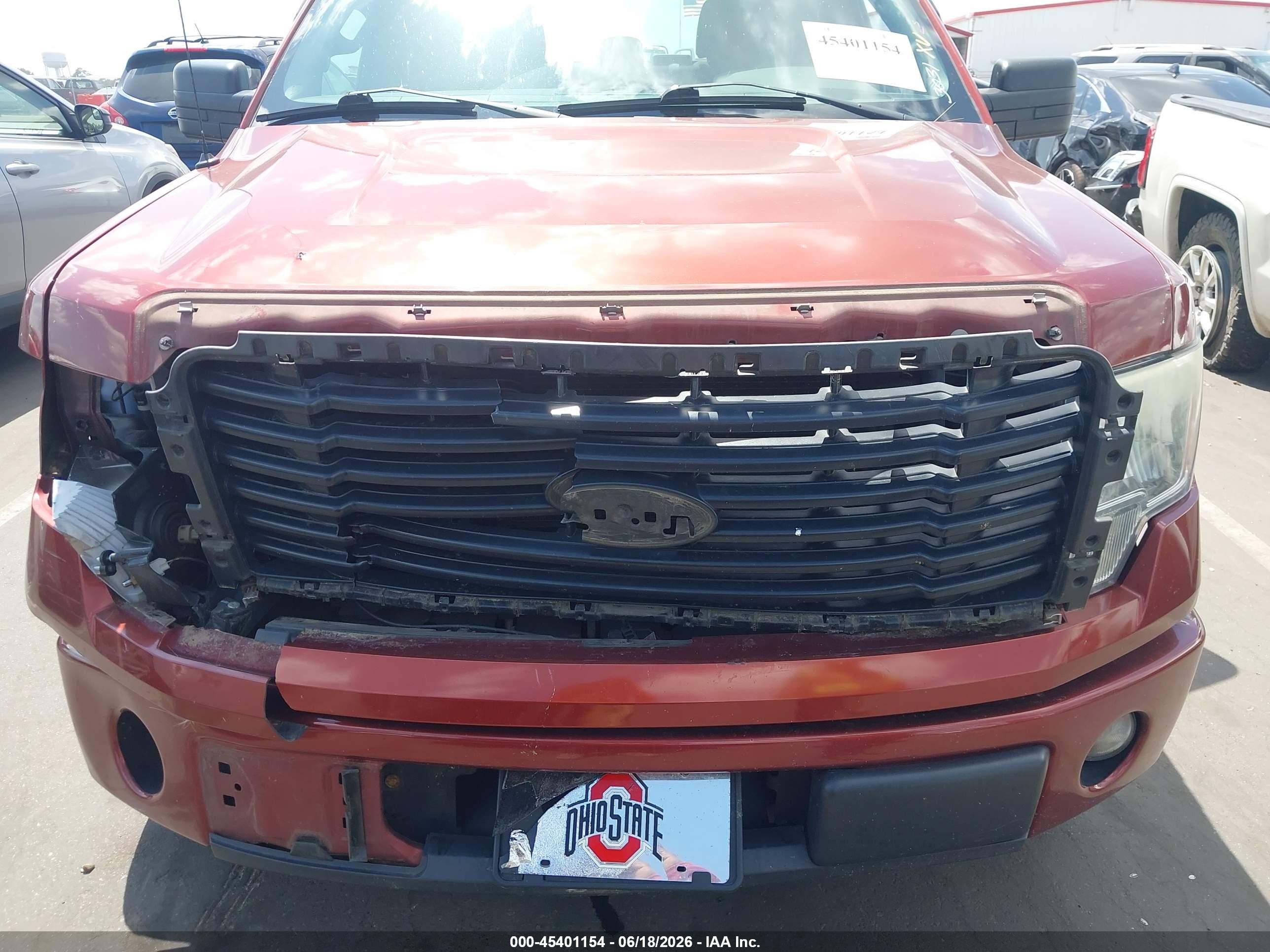 2014 Ford F-150 Stx Maroon vin: 1FTFW1CF8EKF50928