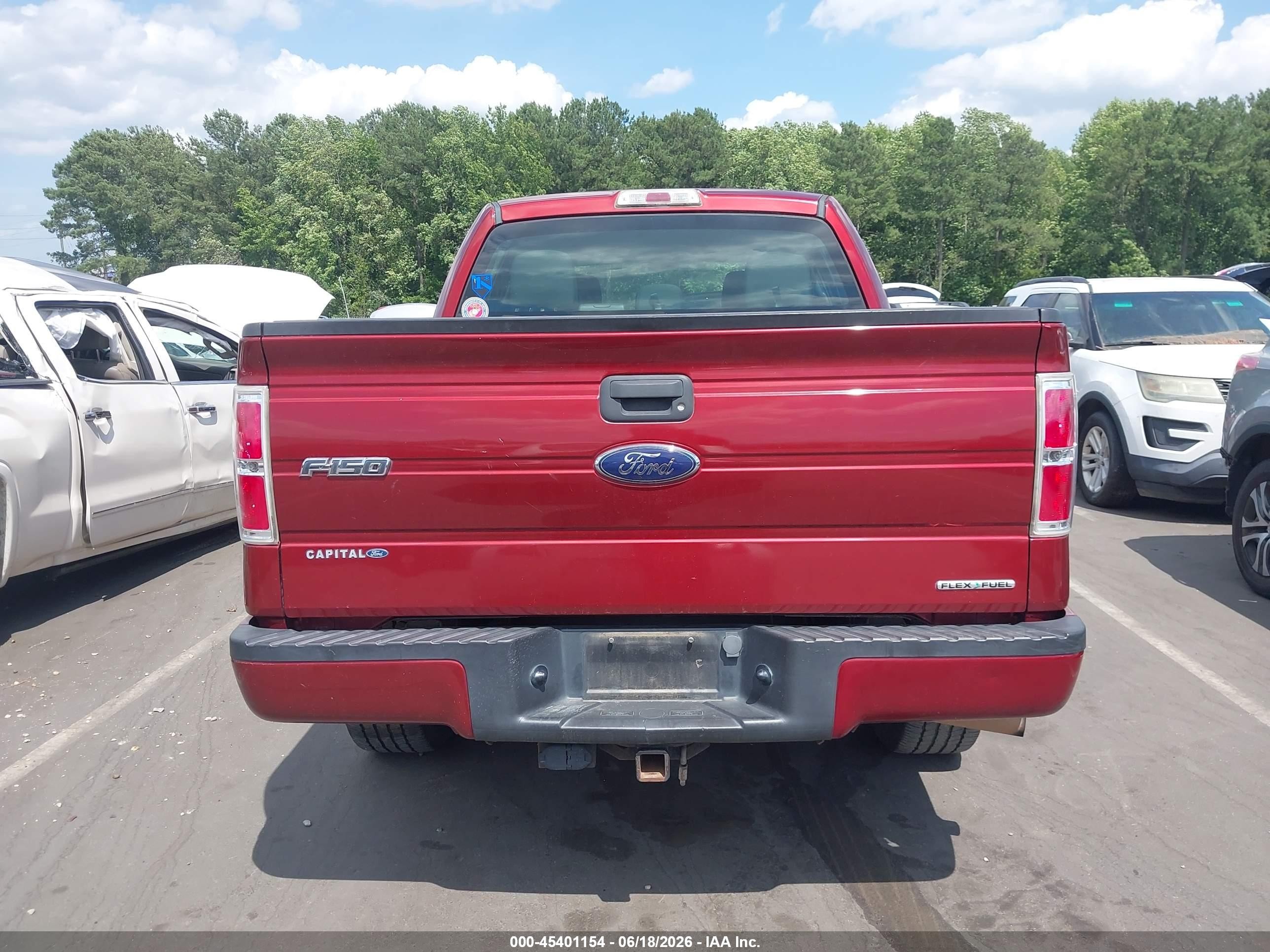 2014 Ford F-150 Stx Maroon vin: 1FTFW1CF8EKF50928
