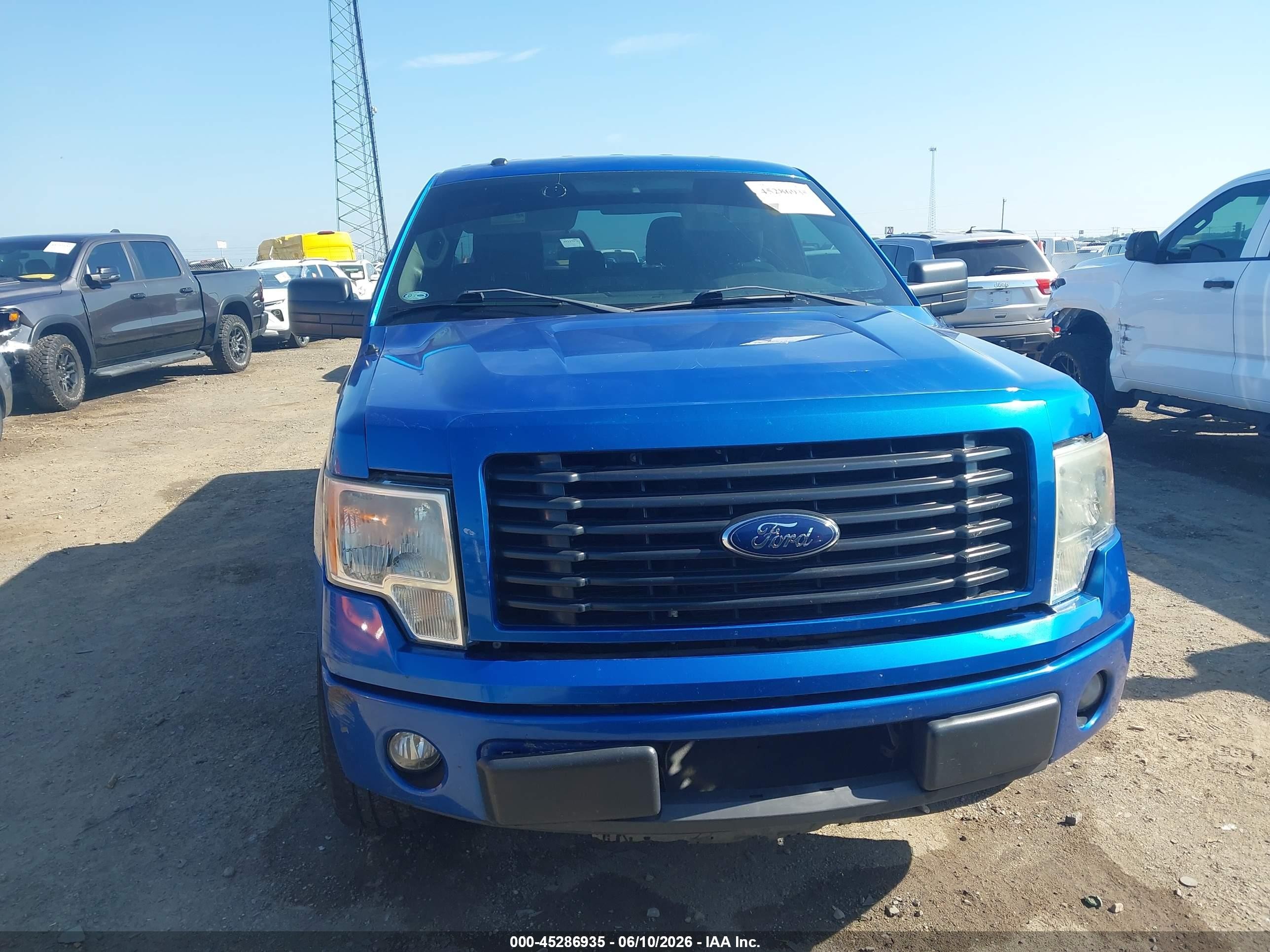 2014 Ford F-150 Stx Blue vin: 1FTFW1CF8EKF68992