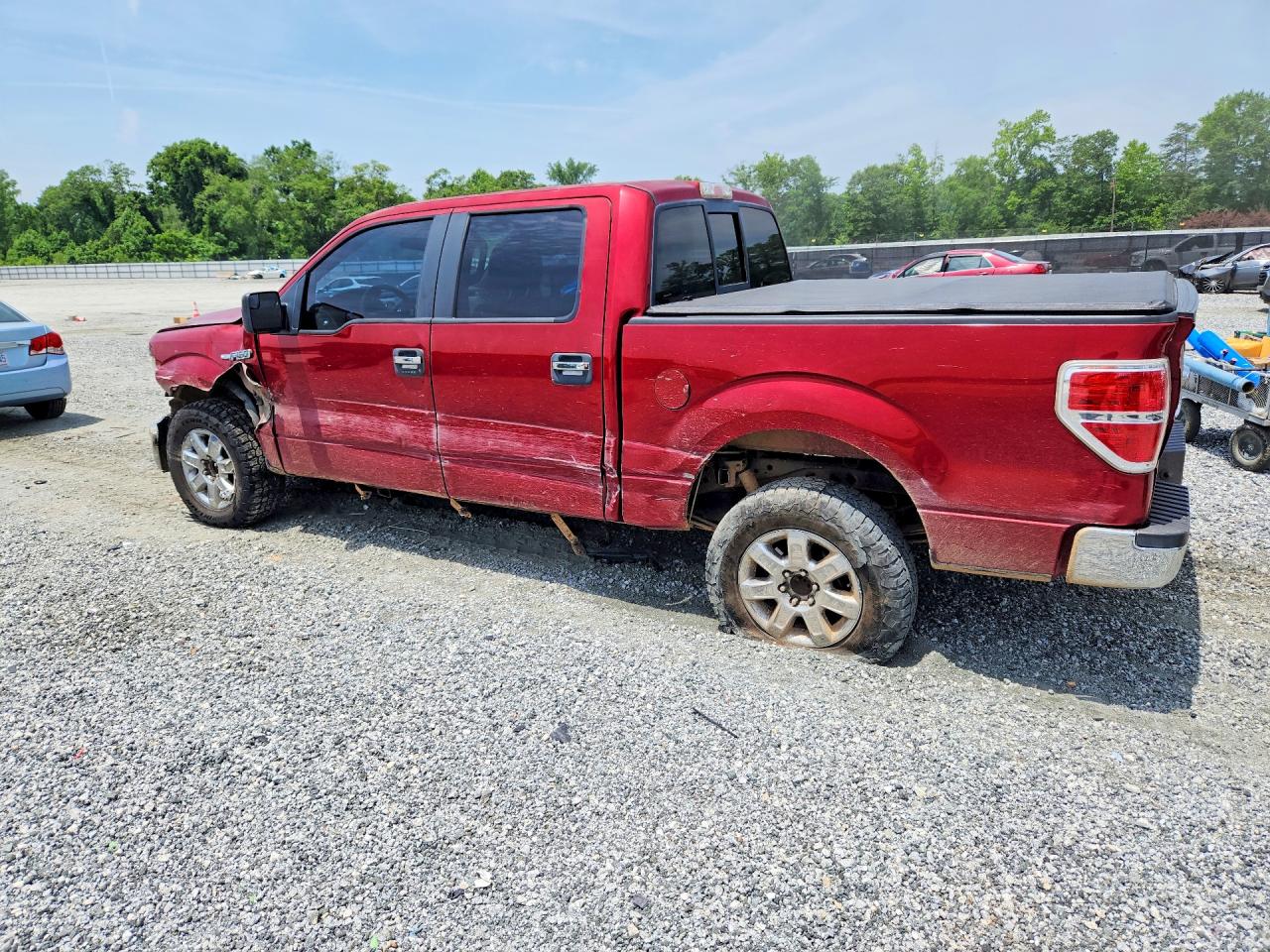 2014 Ford F150 Supercrew Red vin: 1FTFW1CF8EKG41133