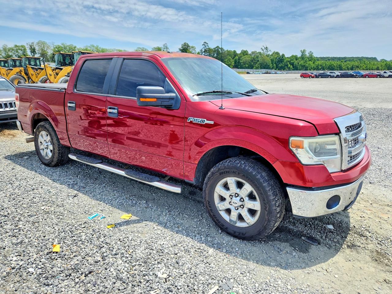 2014 Ford F150 Supercrew Red vin: 1FTFW1CF8EKG41133