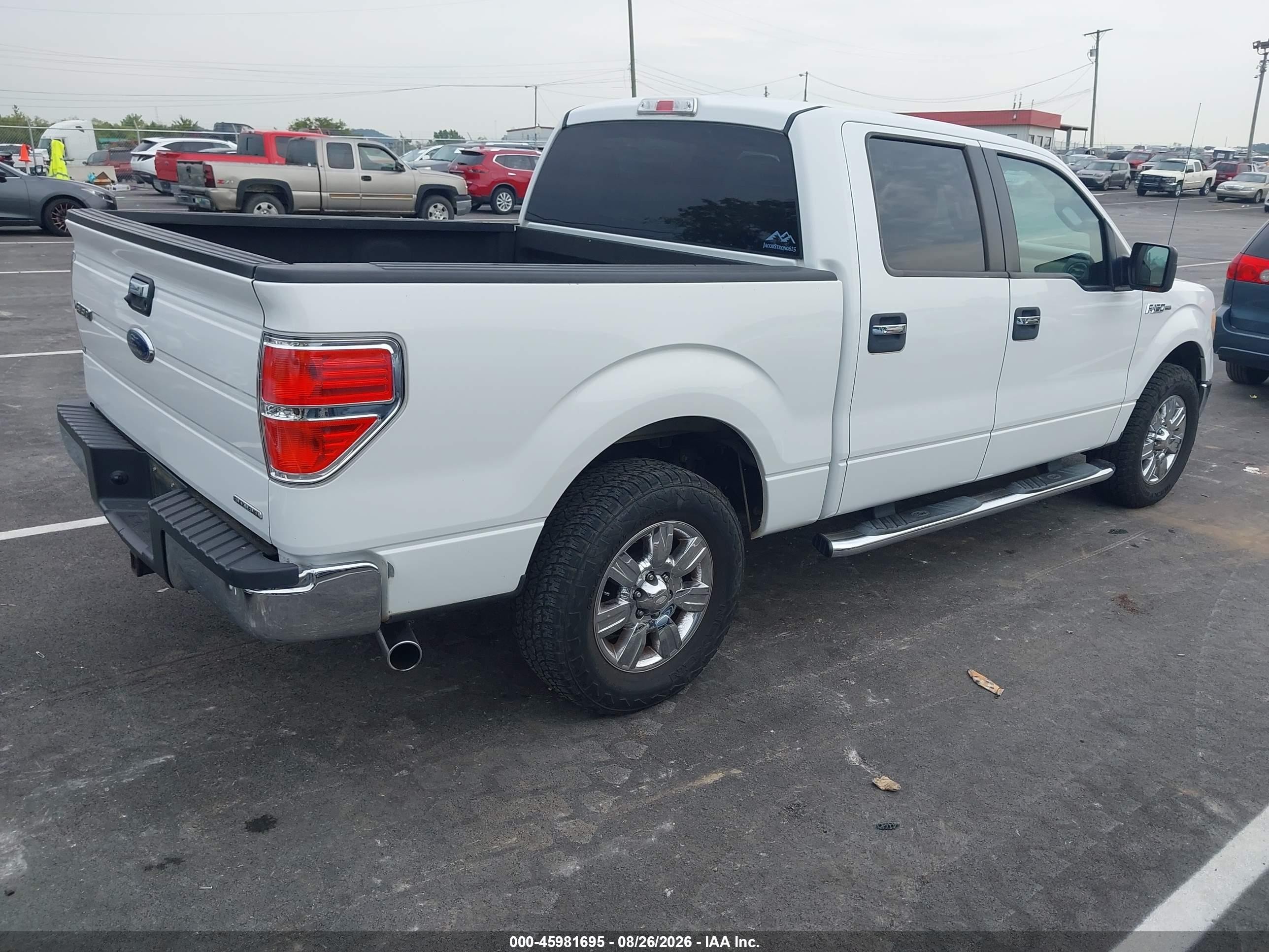 2011 Ford F-150 Xlt White vin: 1FTFW1CF9BFA16518