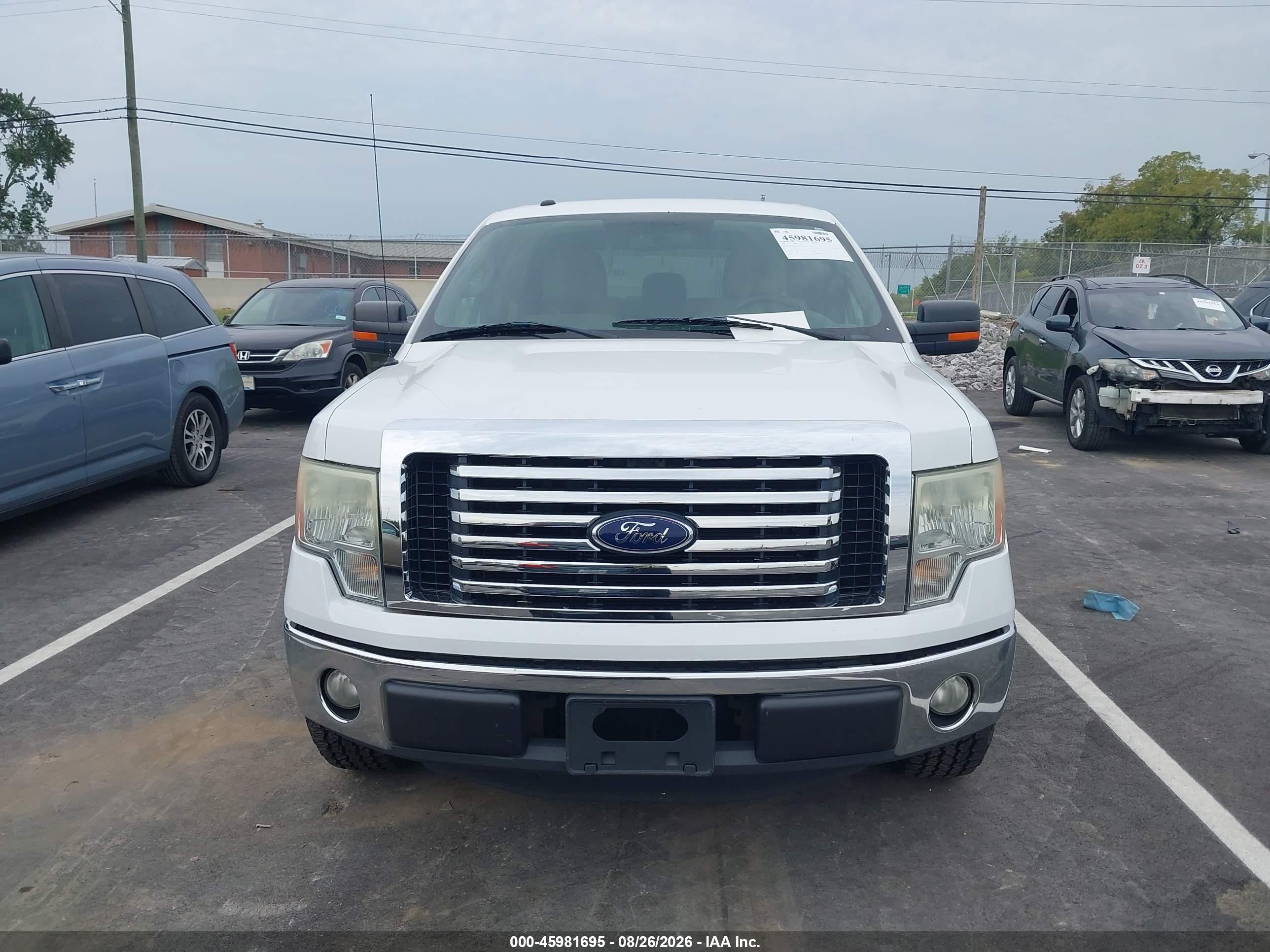 2011 Ford F-150 Xlt White vin: 1FTFW1CF9BFA16518