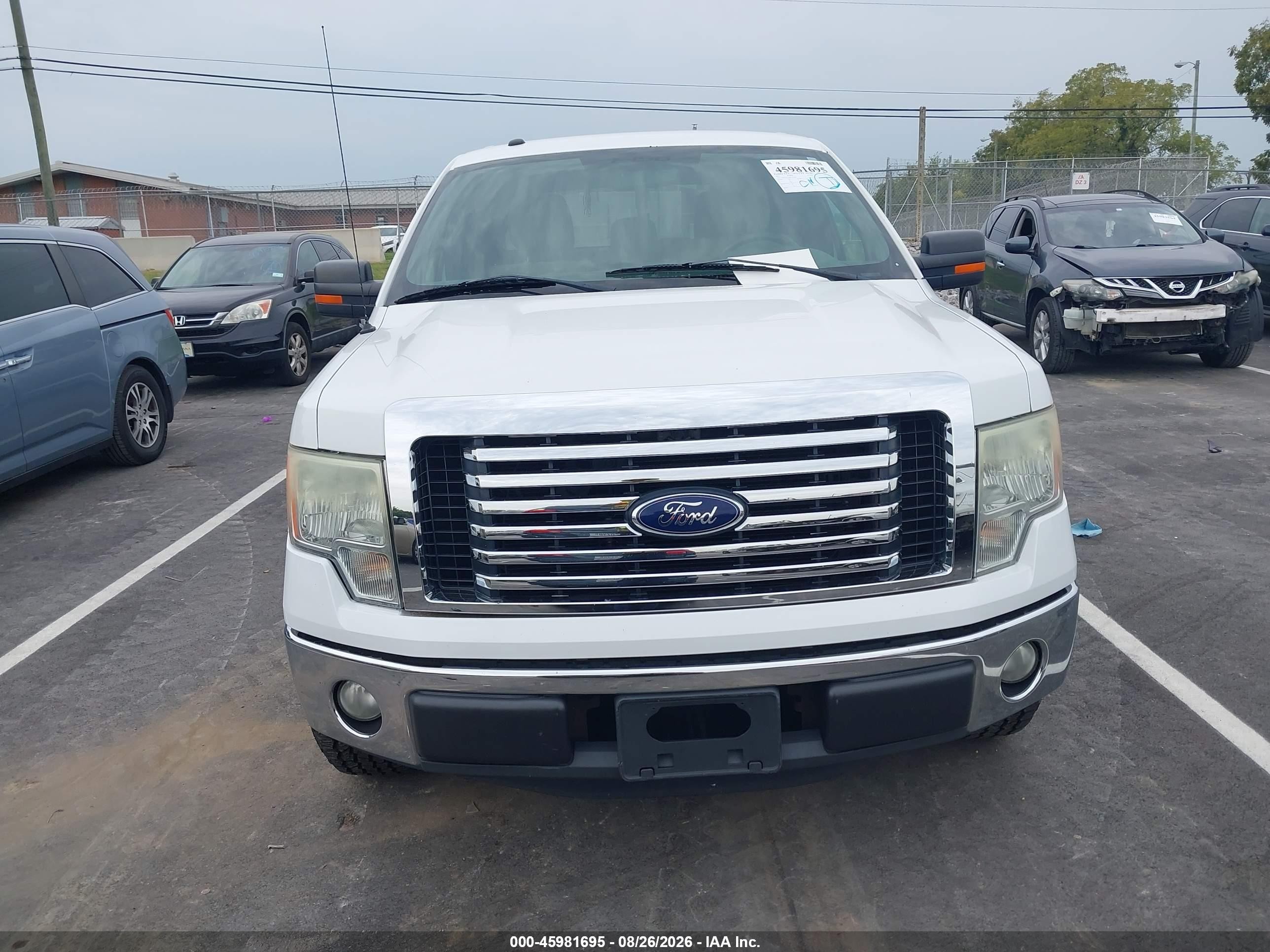 2011 Ford F-150 Xlt White vin: 1FTFW1CF9BFA16518