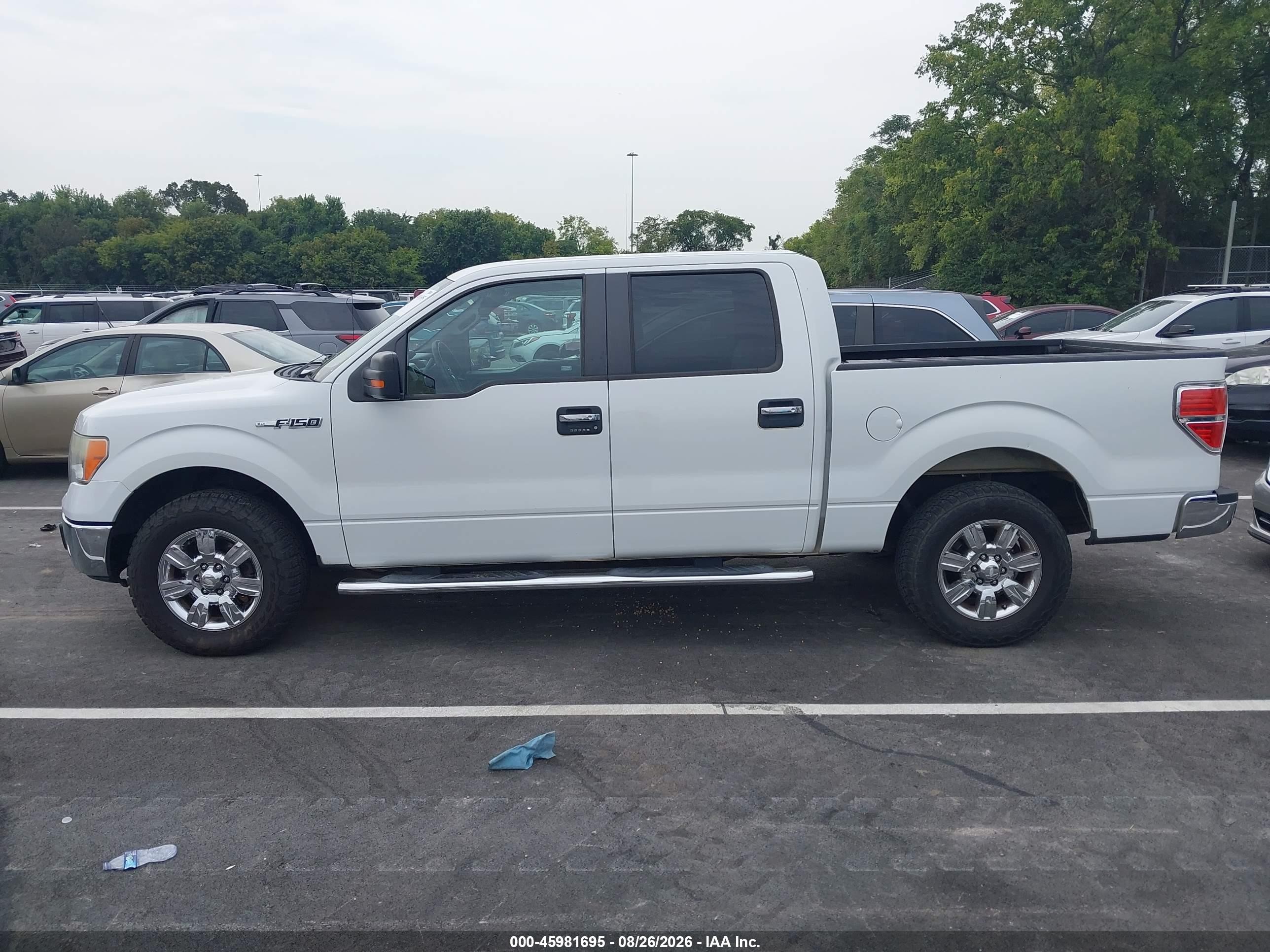 2011 Ford F-150 Xlt White vin: 1FTFW1CF9BFA16518