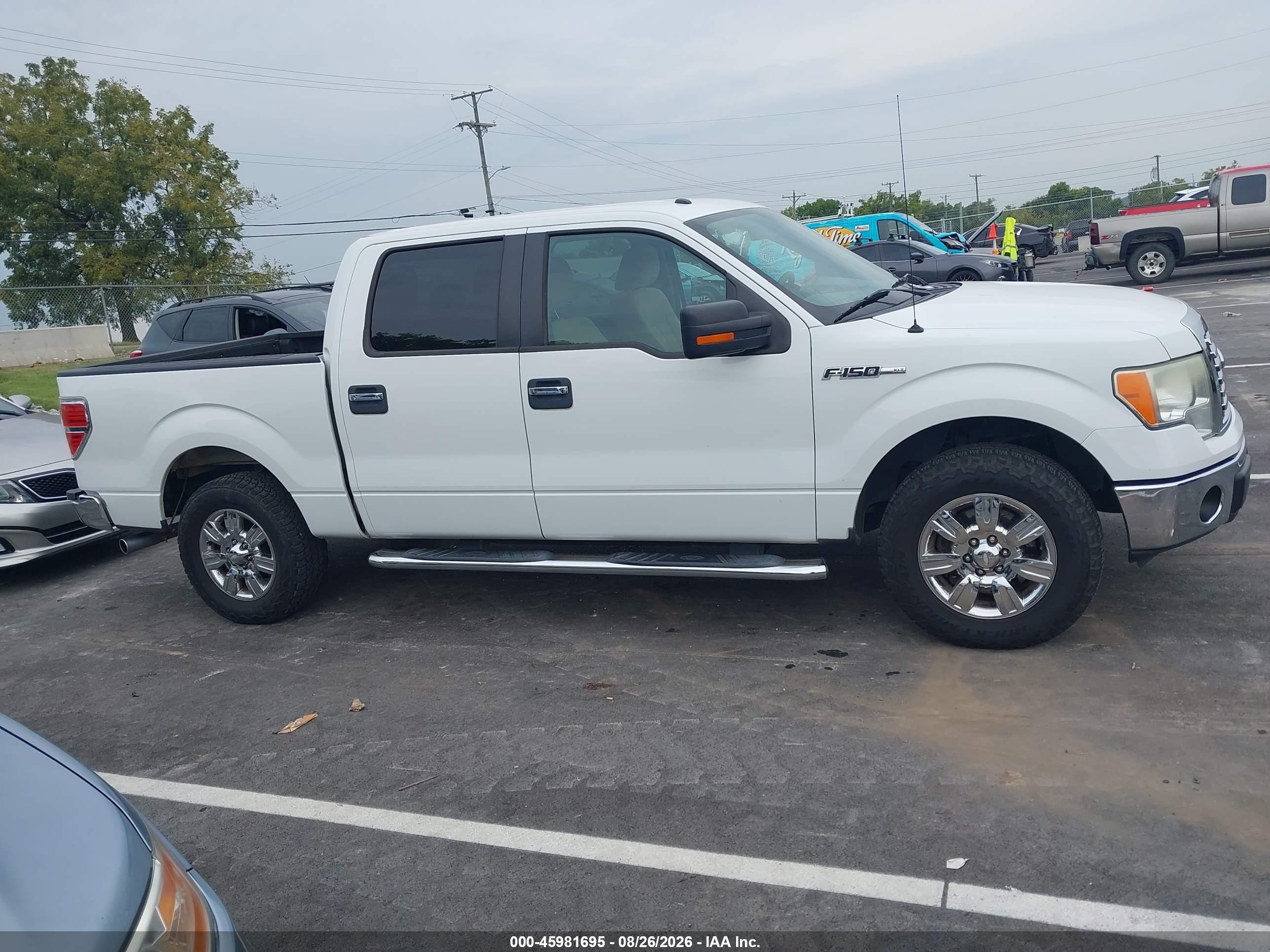 2011 Ford F-150 Xlt White vin: 1FTFW1CF9BFA16518