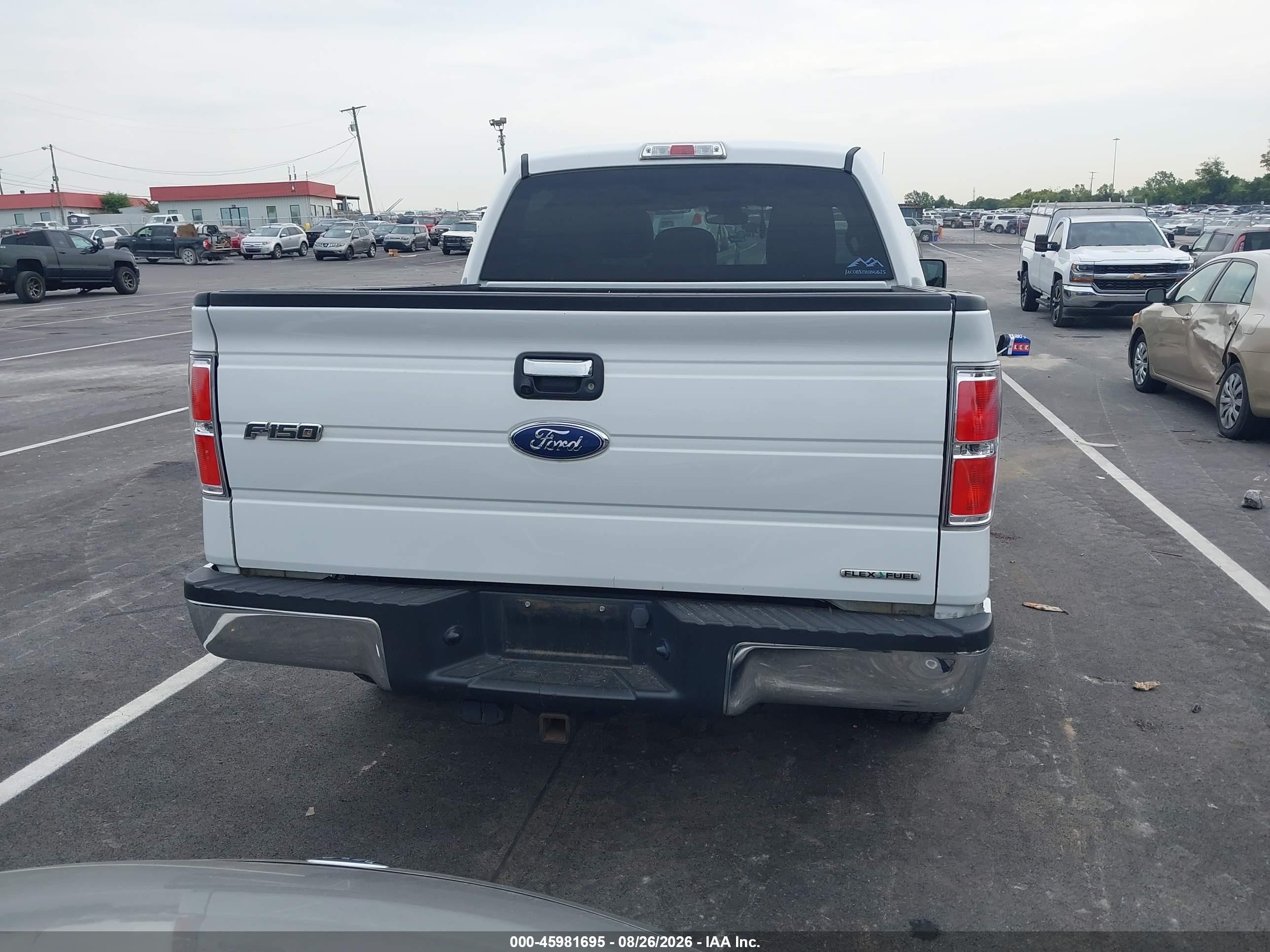 2011 Ford F-150 Xlt White vin: 1FTFW1CF9BFA16518