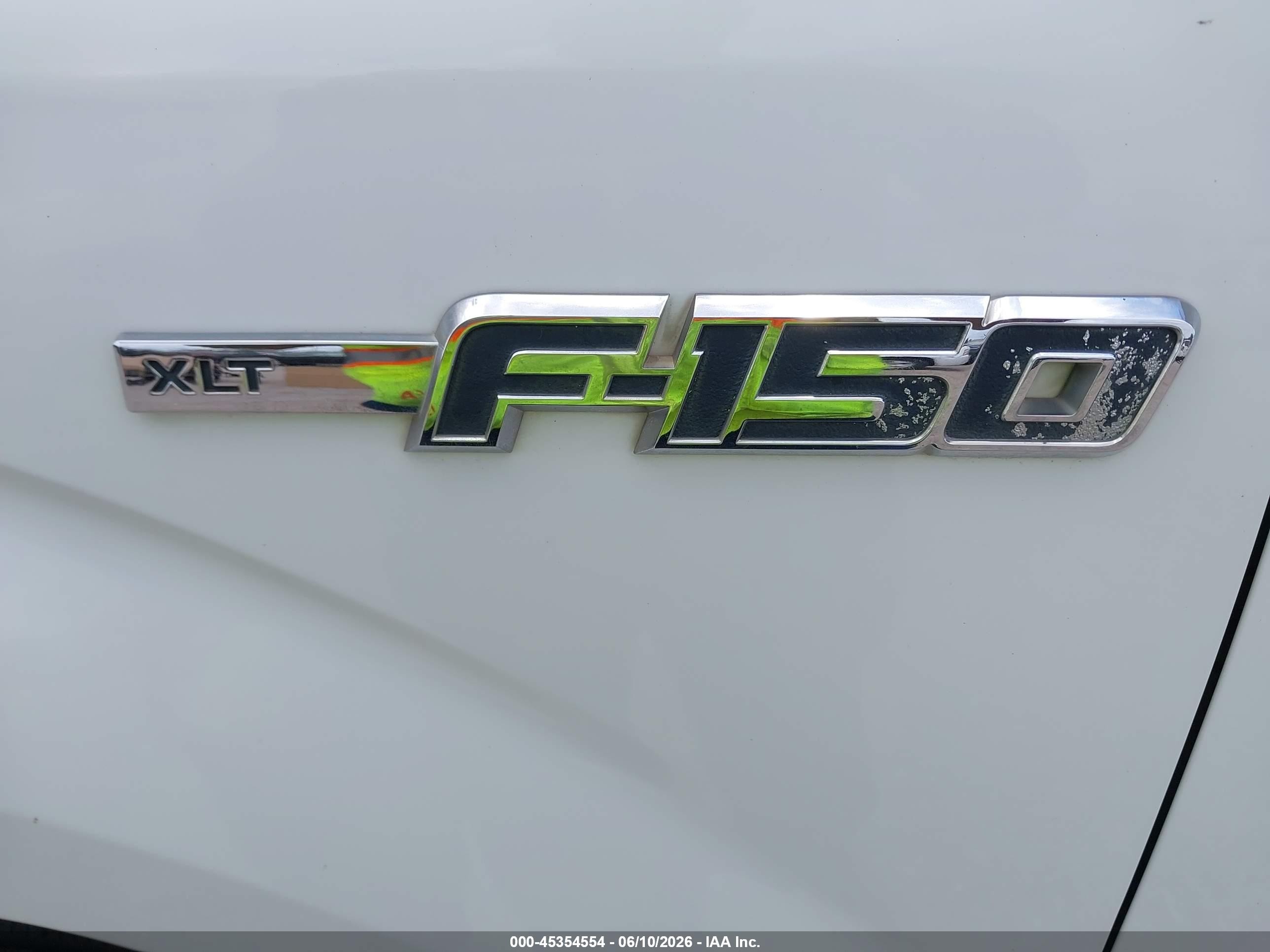 2011 Ford F-150 Xlt White vin: 1FTFW1CF9BFB82926