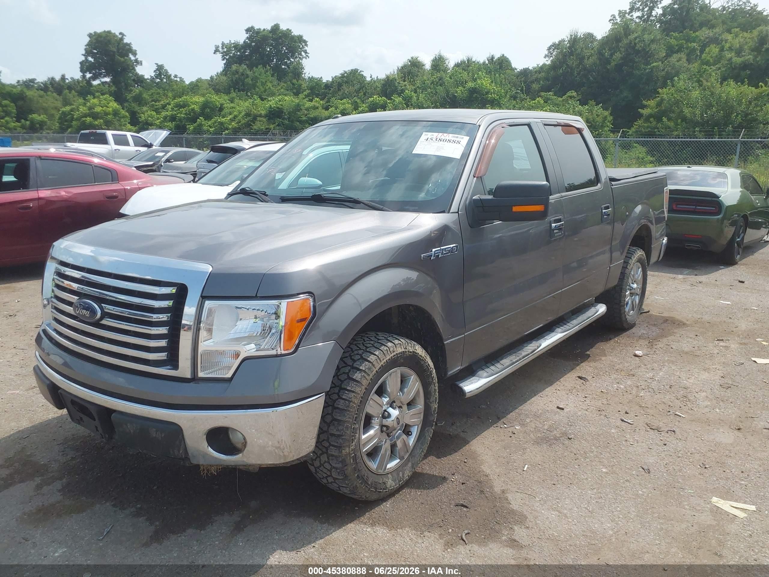 2011 Ford F-150 Xlt Gray vin: 1FTFW1CF9BFC02950