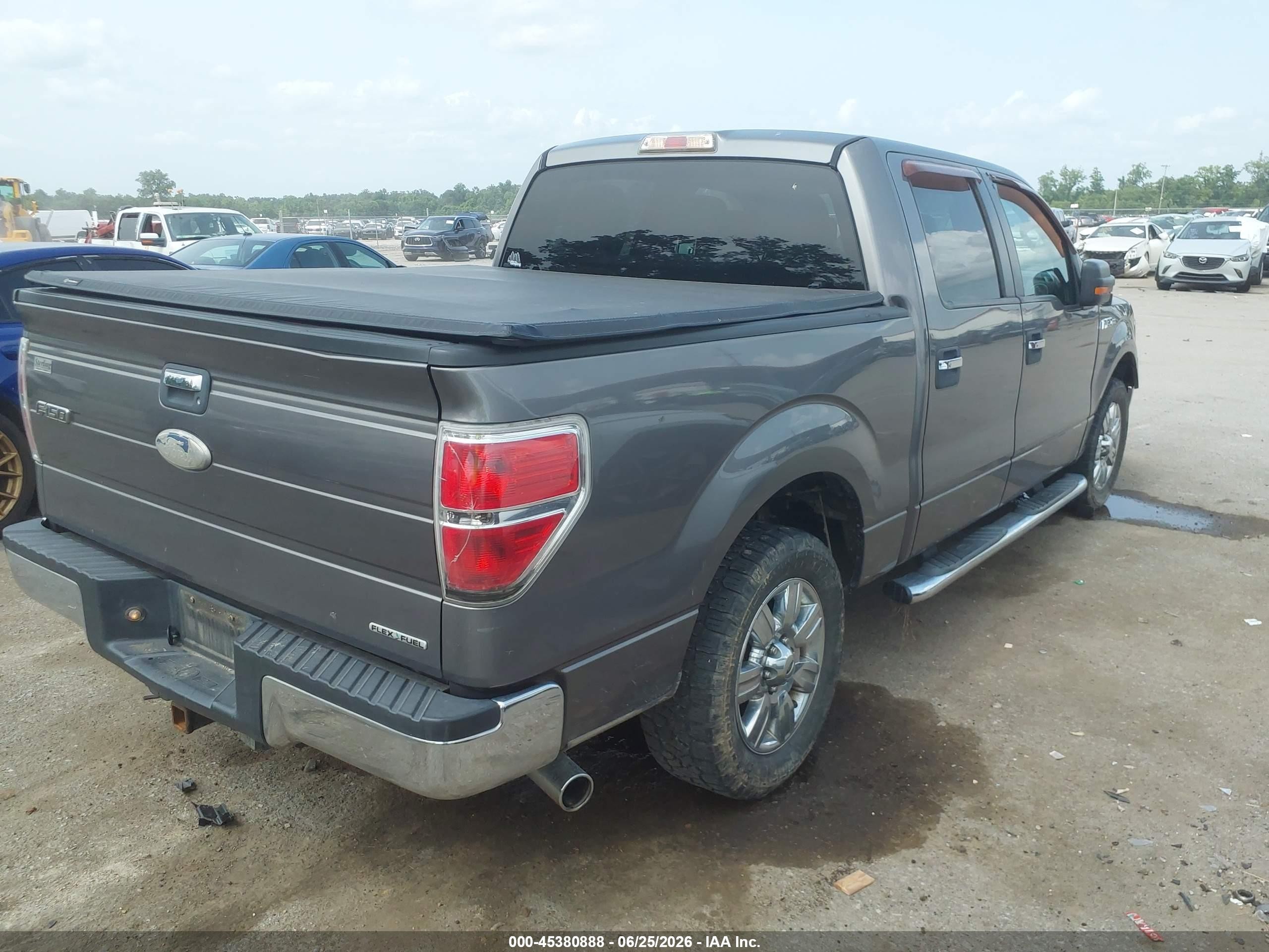 2011 Ford F-150 Xlt Gray vin: 1FTFW1CF9BFC02950