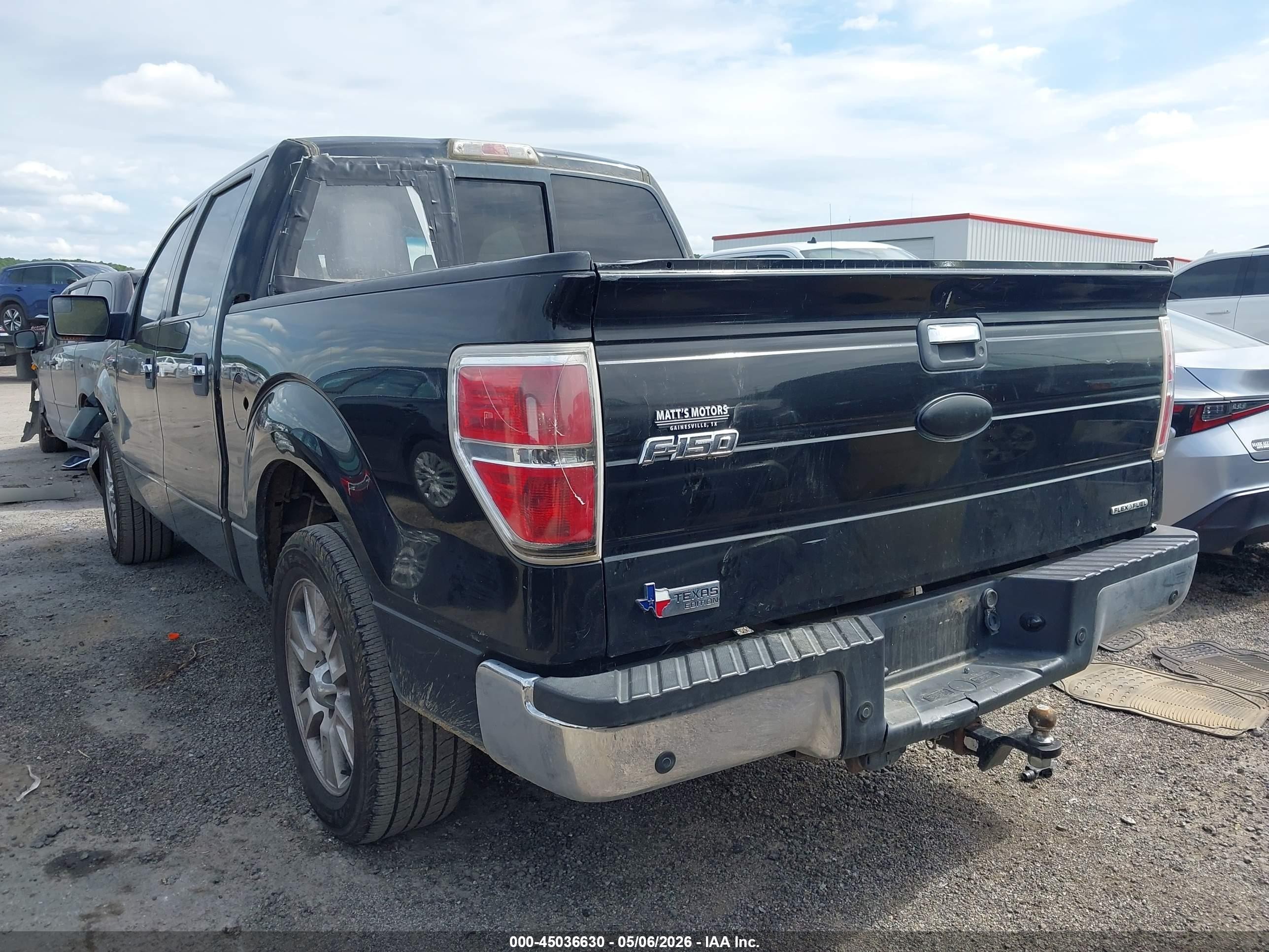 2011 Ford F-150 Xlt Black vin: 1FTFW1CF9BKD56145