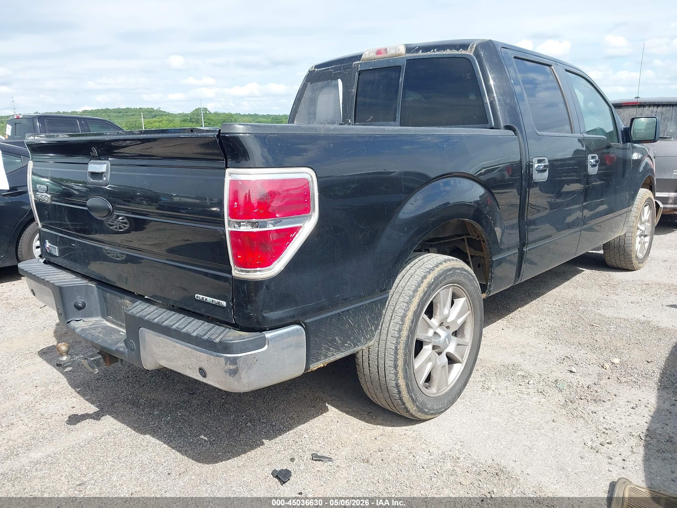 2011 Ford F-150 Xlt Black vin: 1FTFW1CF9BKD56145