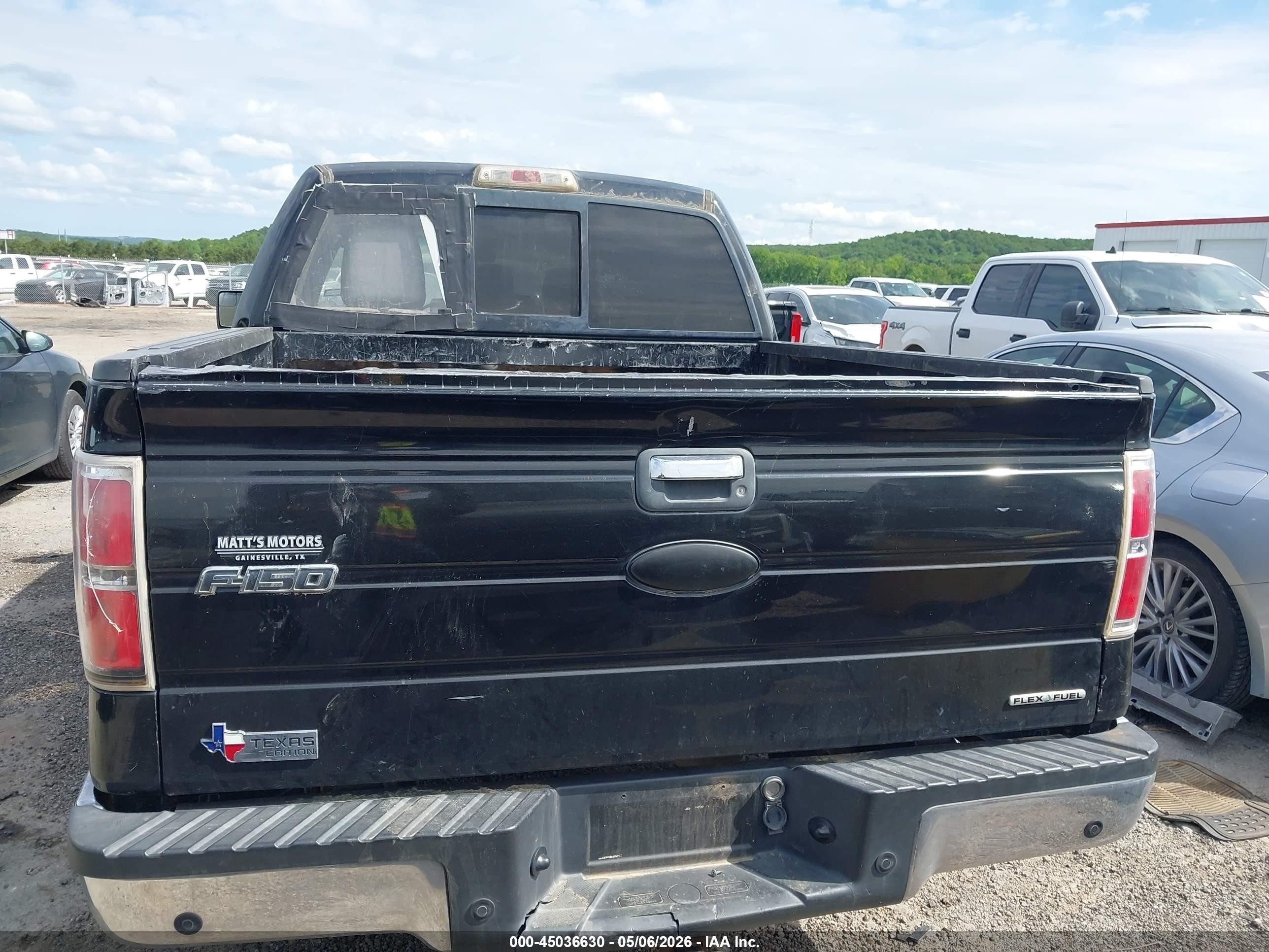 2011 Ford F-150 Xlt Black vin: 1FTFW1CF9BKD56145