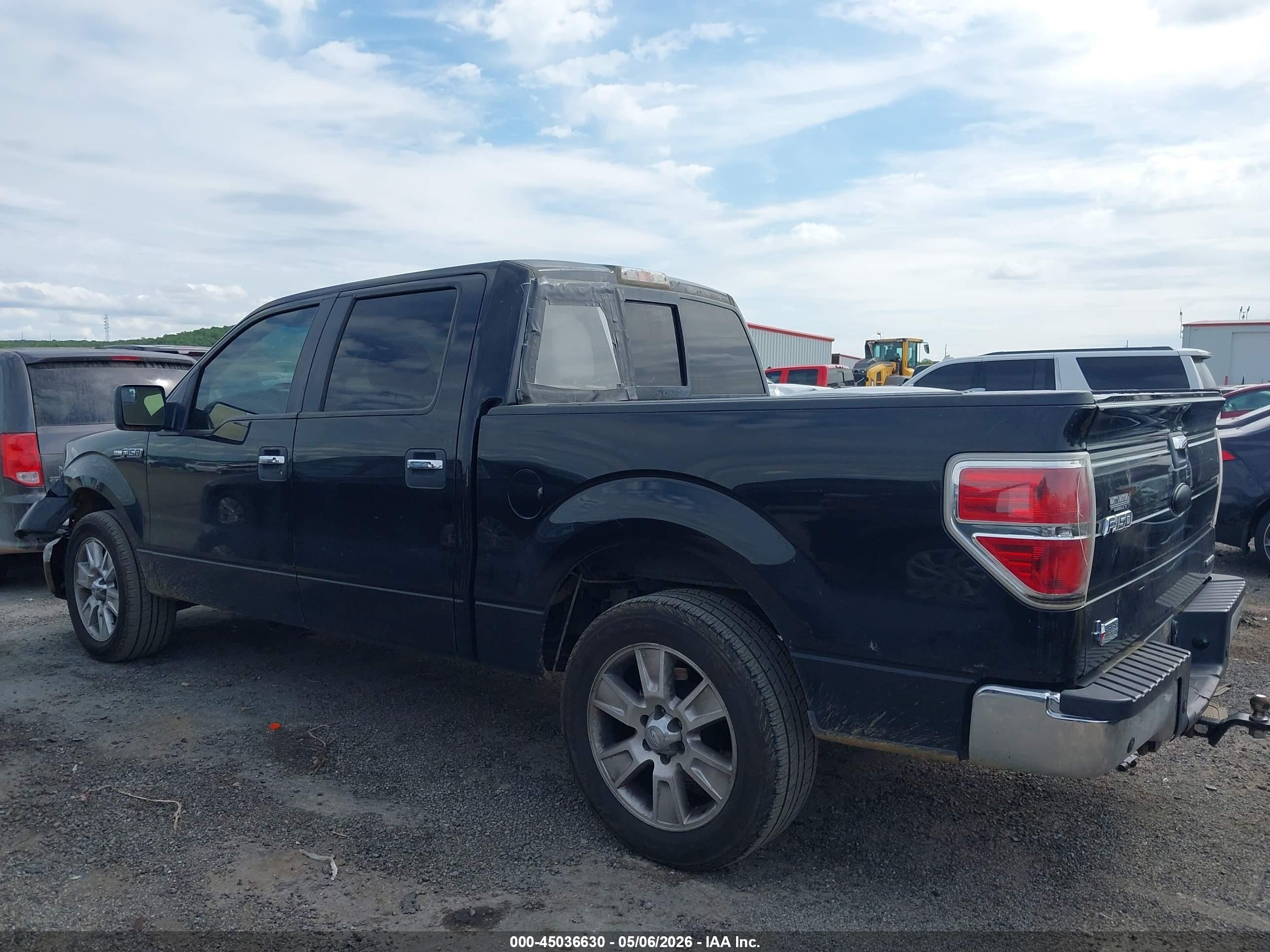 2011 Ford F-150 Xlt Black vin: 1FTFW1CF9BKD56145
