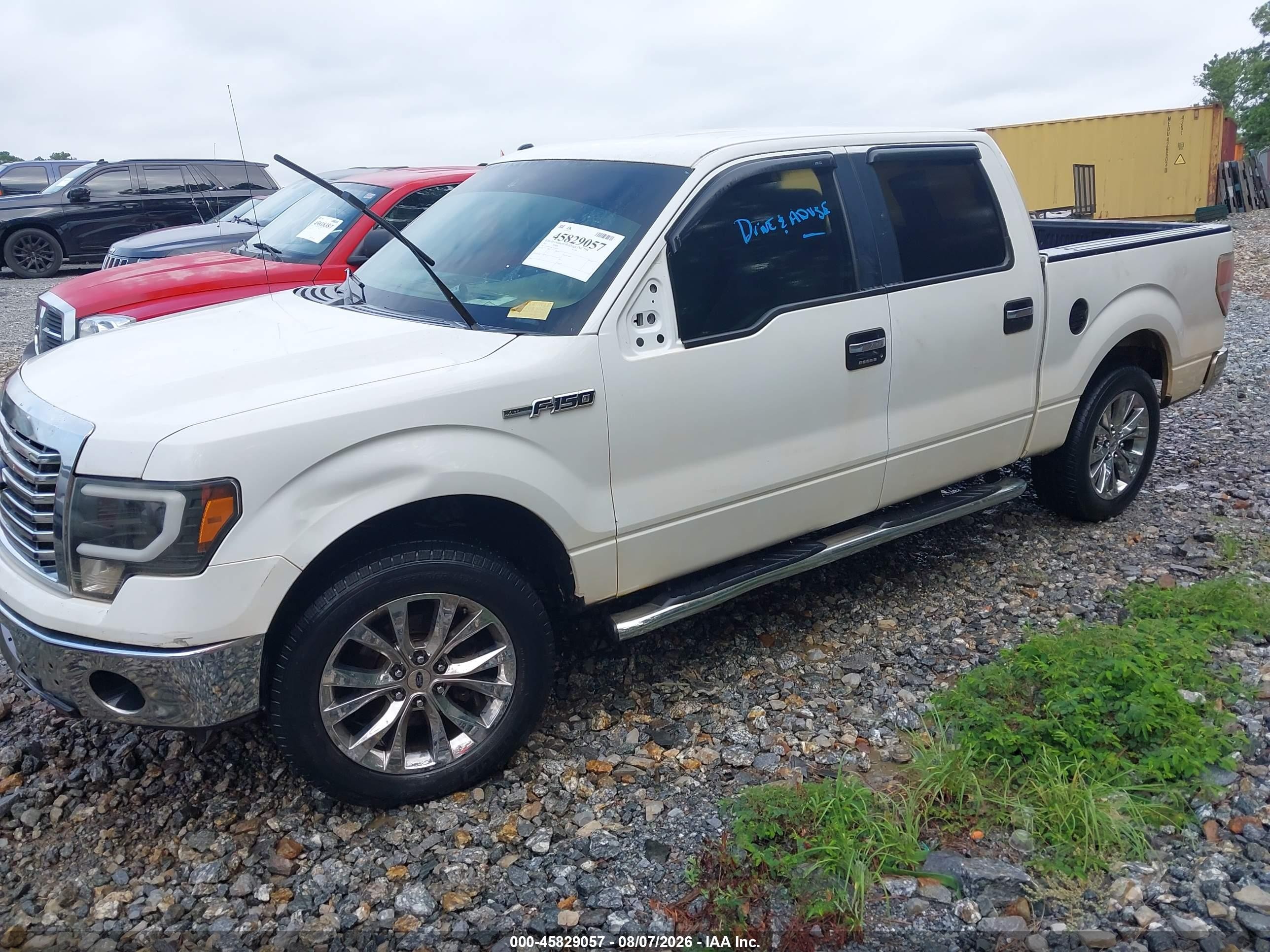 2012 Ford F-150 Xlt Белый vin: 1FTFW1CF9CFA53053