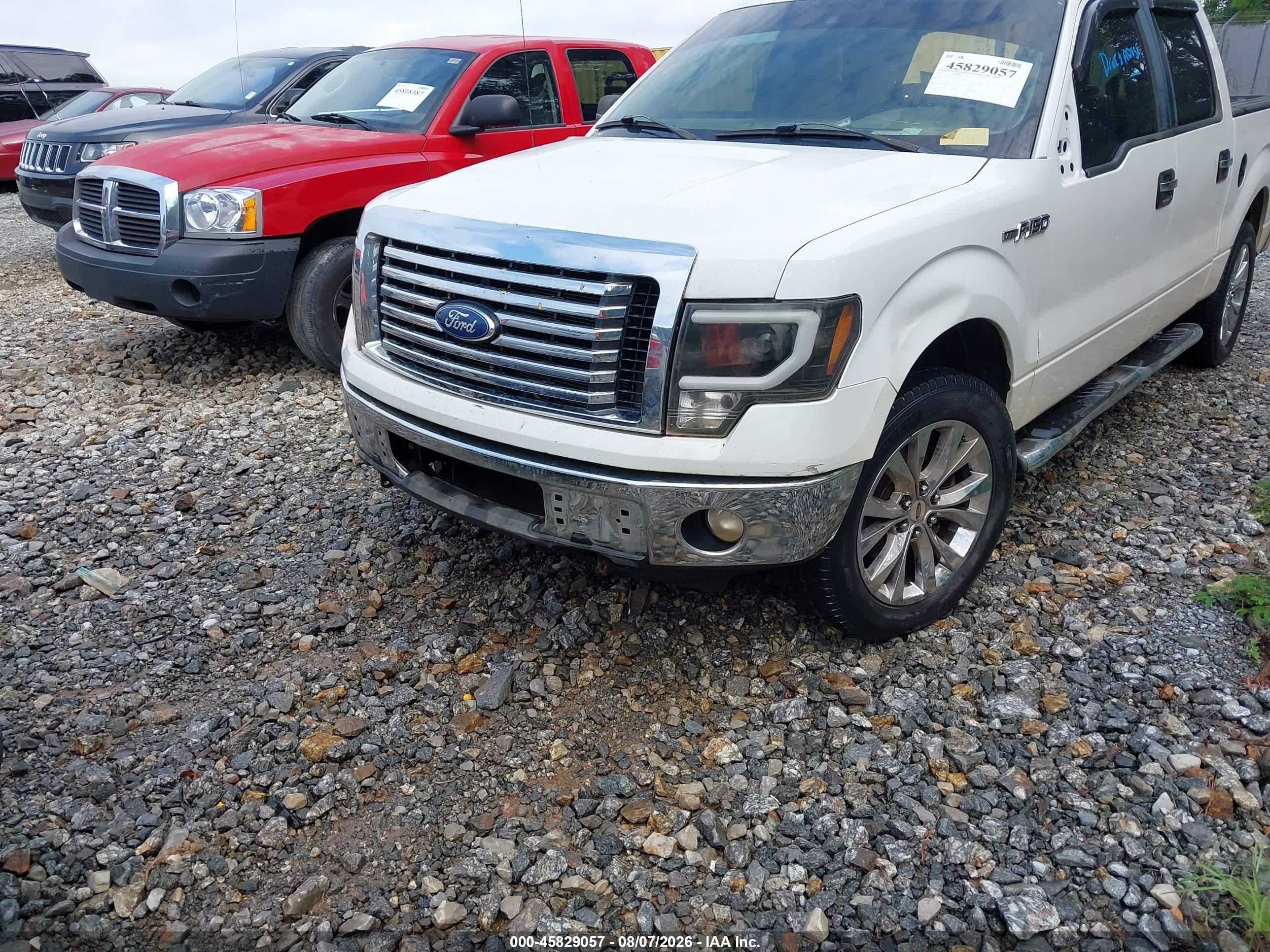 2012 Ford F-150 Xlt Белый vin: 1FTFW1CF9CFA53053