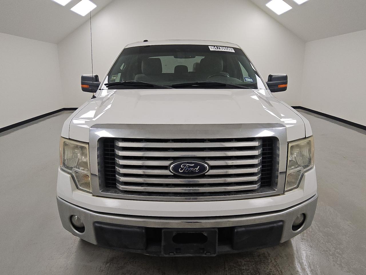 2012 Ford F150 Supercrew White vin: 1FTFW1CF9CFC40129 Damage: Left Head Lamp, Faded, Repair Required