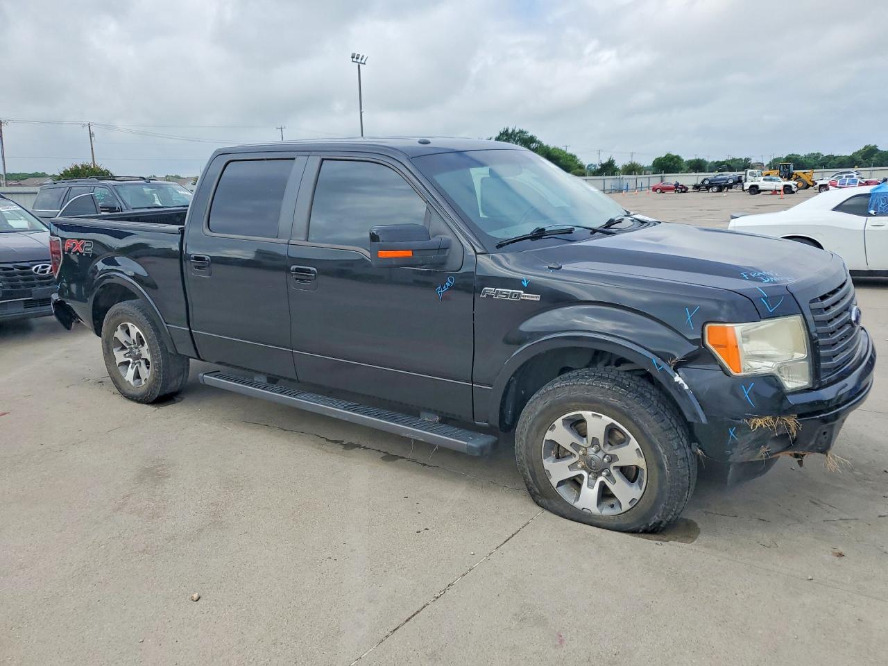 2012 Ford F150 Supercrew Black vin: 1FTFW1CF9CFC70425