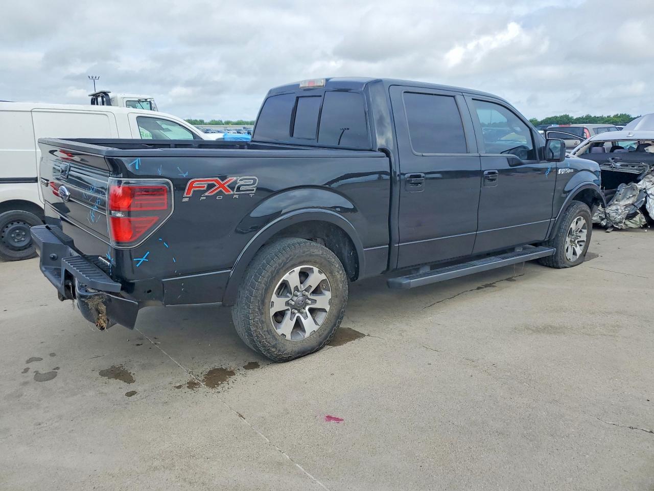 2012 Ford F150 Supercrew Black vin: 1FTFW1CF9CFC70425
