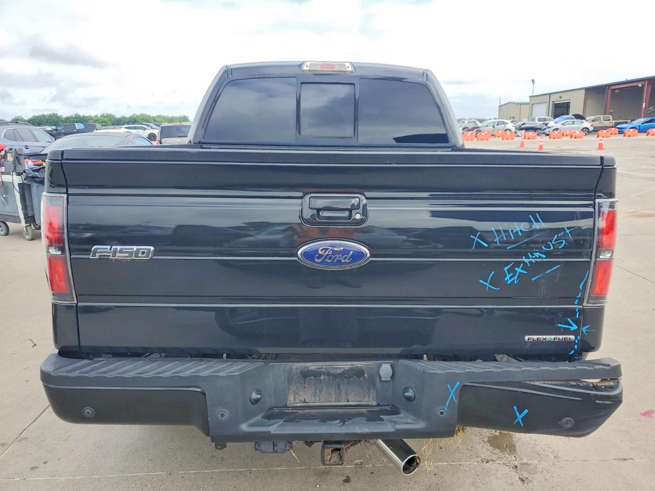 2012 Ford F150 Supercrew Black vin: 1FTFW1CF9CFC70425