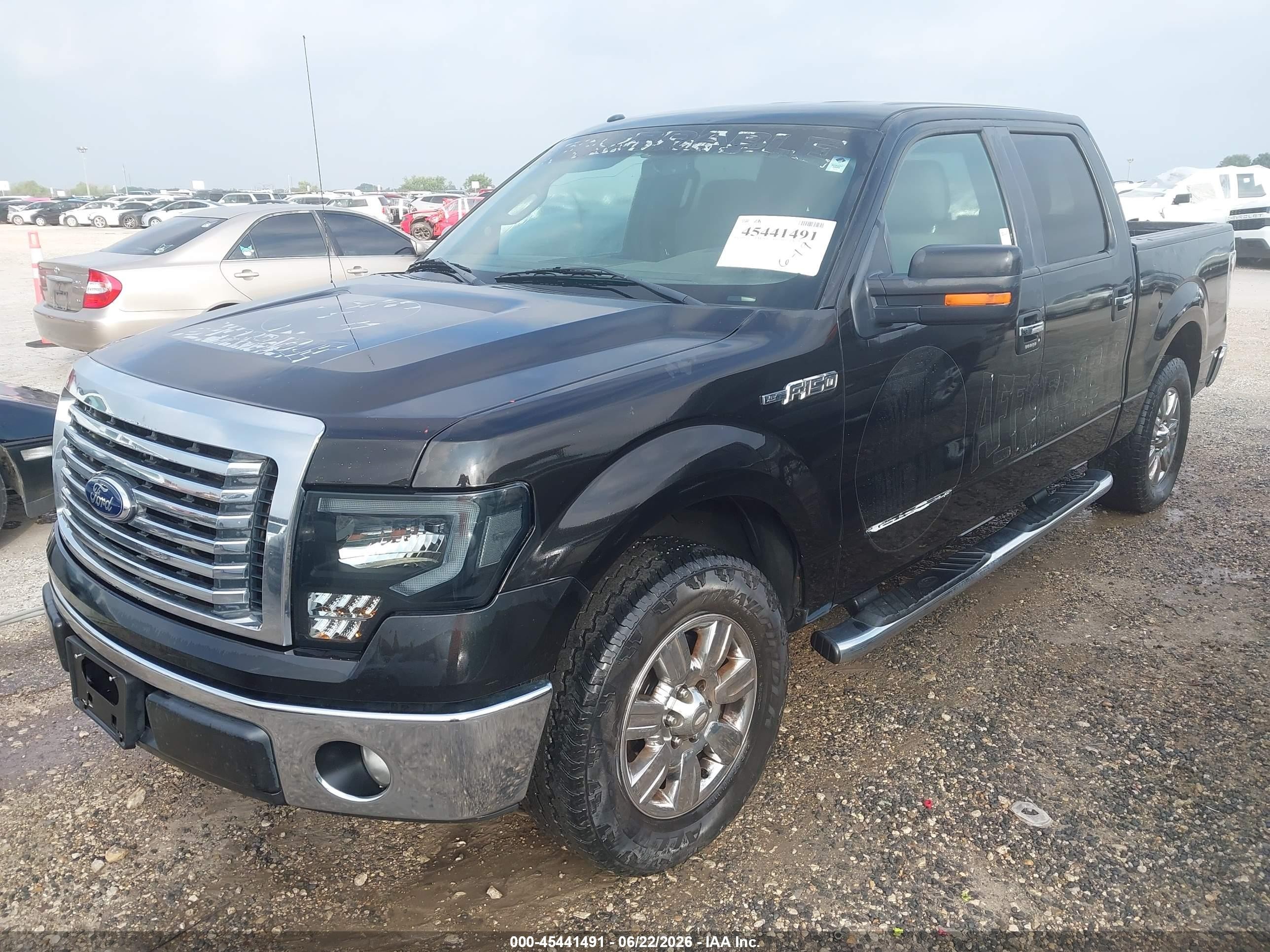2012 Ford F-150   Black vin: 1FTFW1CF9CKD85548