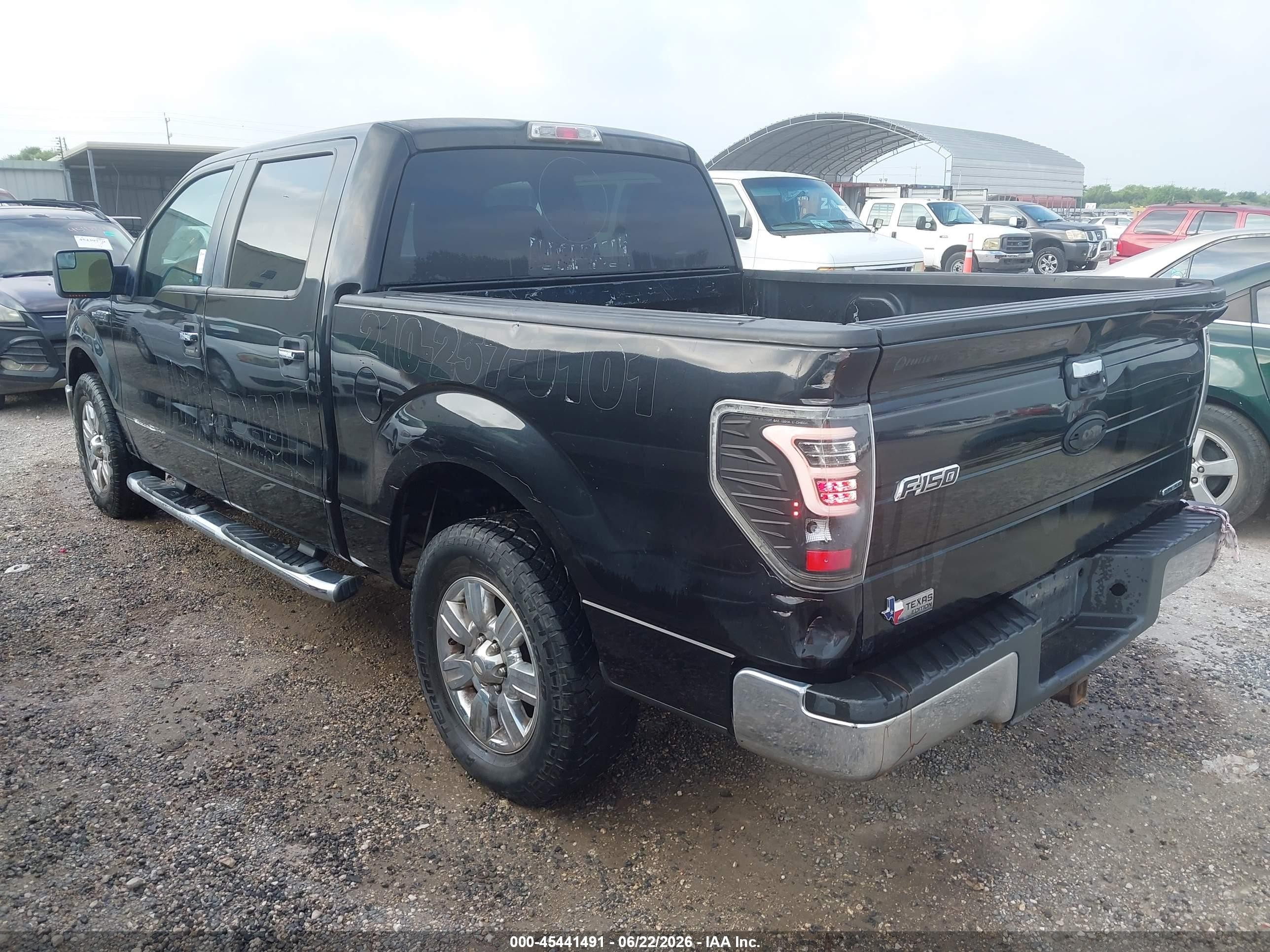 2012 Ford F-150   Black vin: 1FTFW1CF9CKD85548