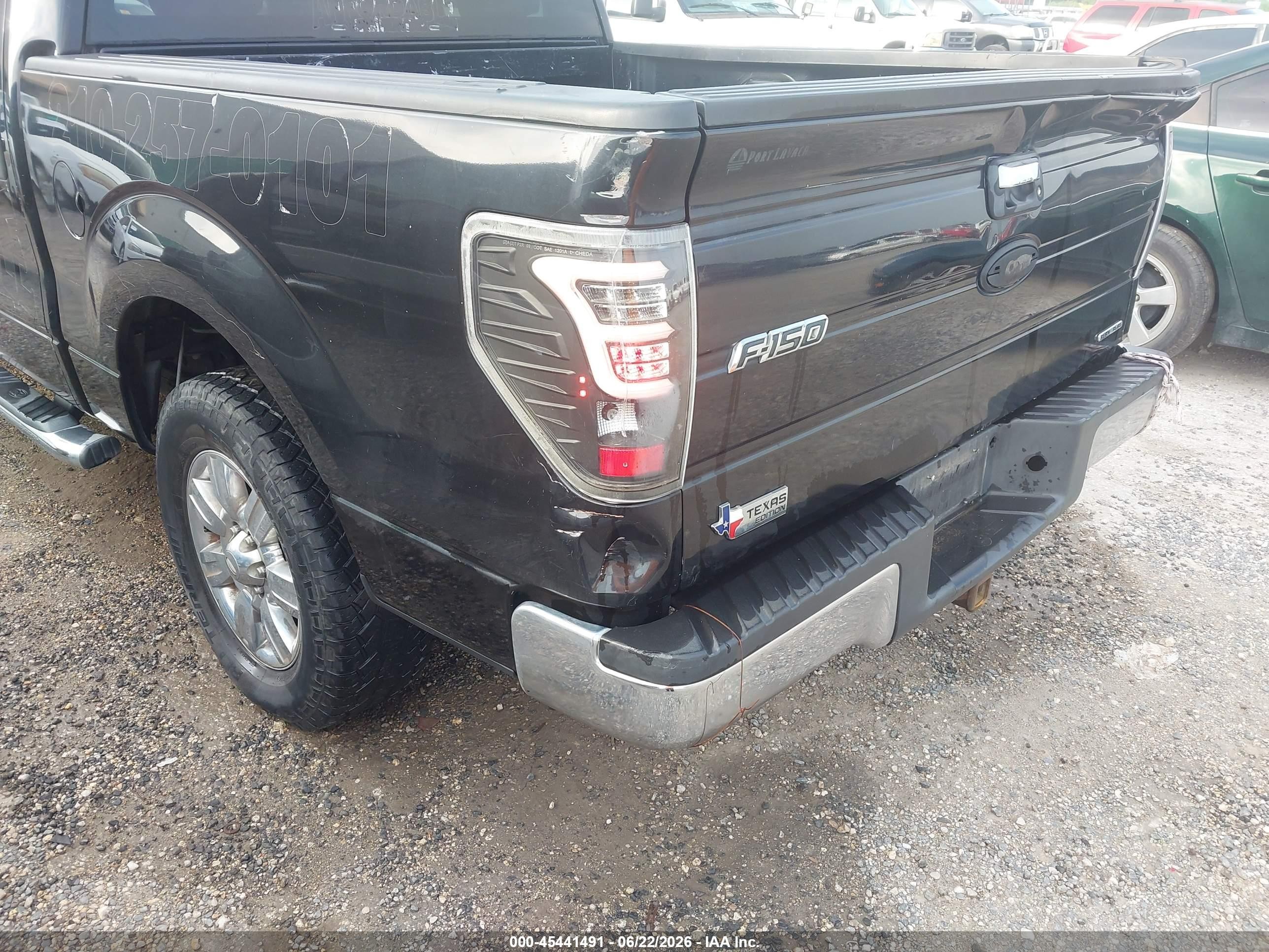 2012 Ford F-150   Black vin: 1FTFW1CF9CKD85548