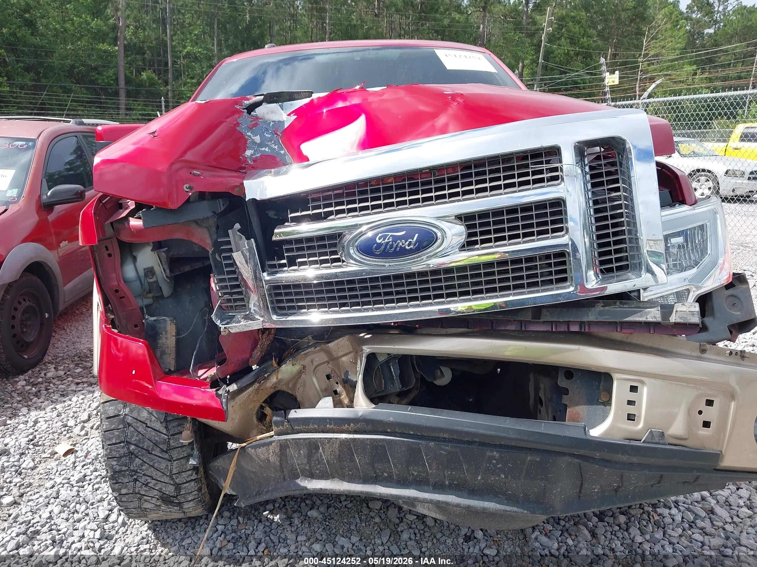 2012 Ford F-150 Lariat Red vin: 1FTFW1CF9CKD99837