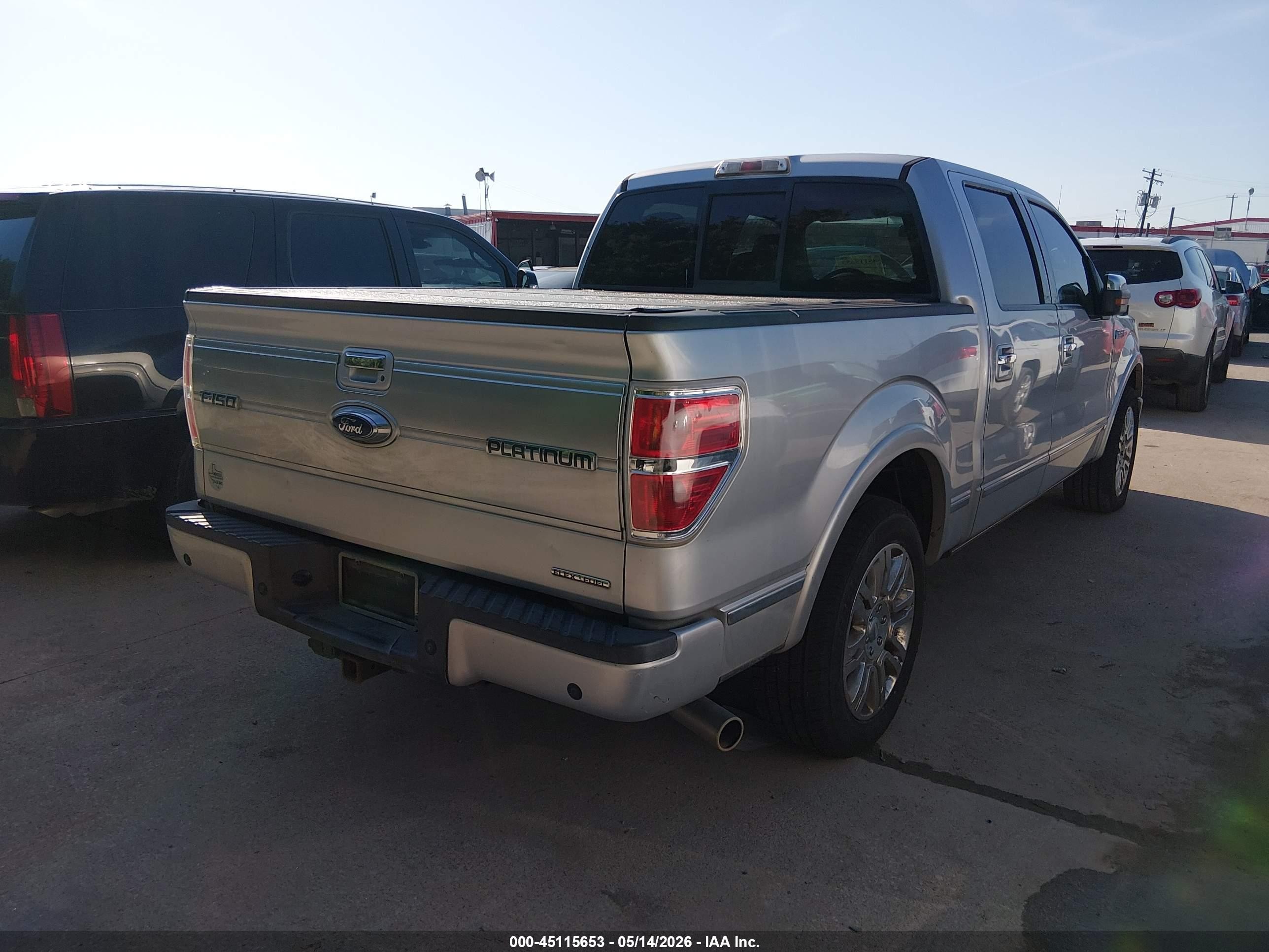 2013 Ford F-150 Platinum Silver vin: 1FTFW1CF9DFA04629