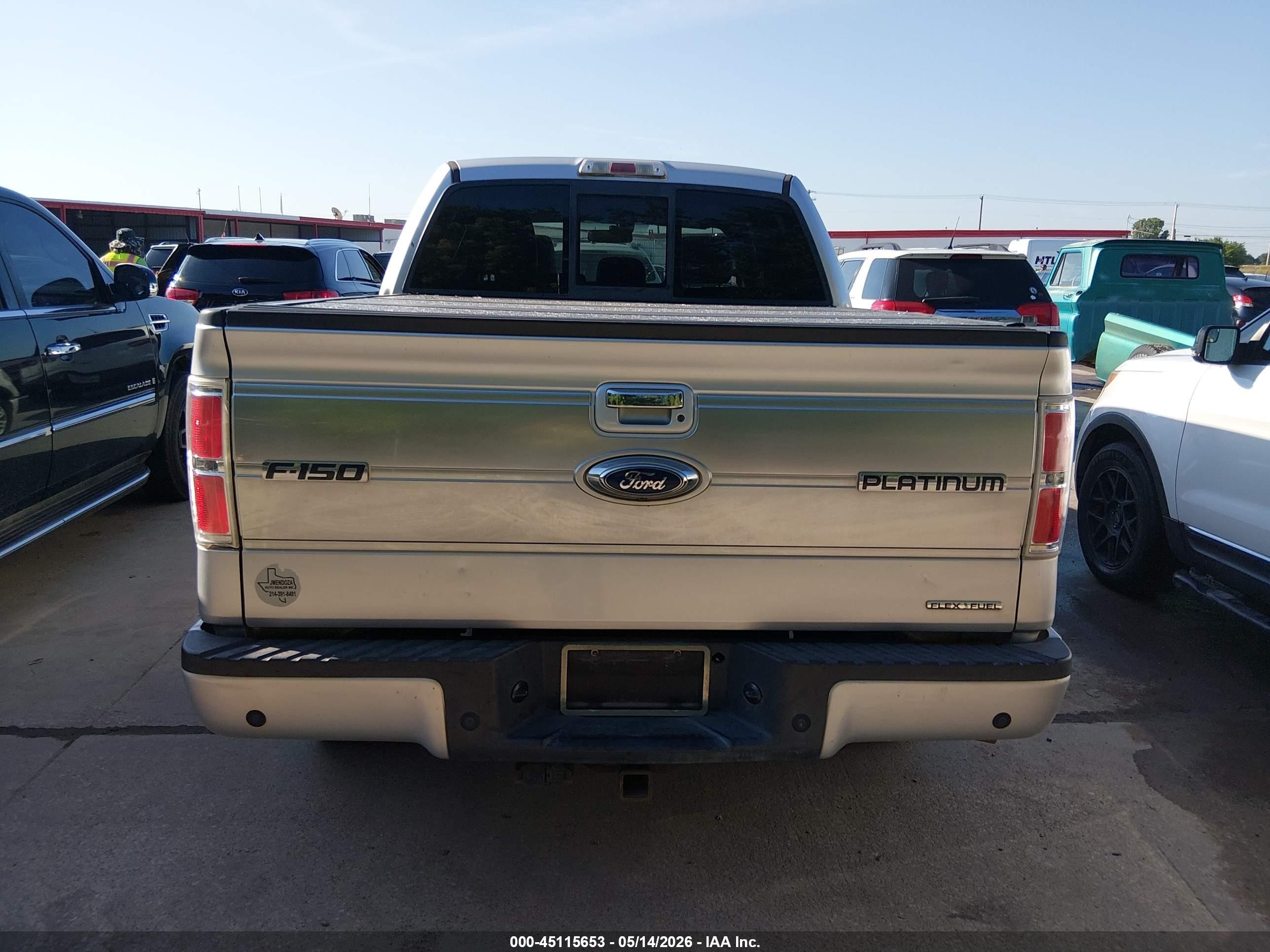 2013 Ford F-150 Platinum Silver vin: 1FTFW1CF9DFA04629