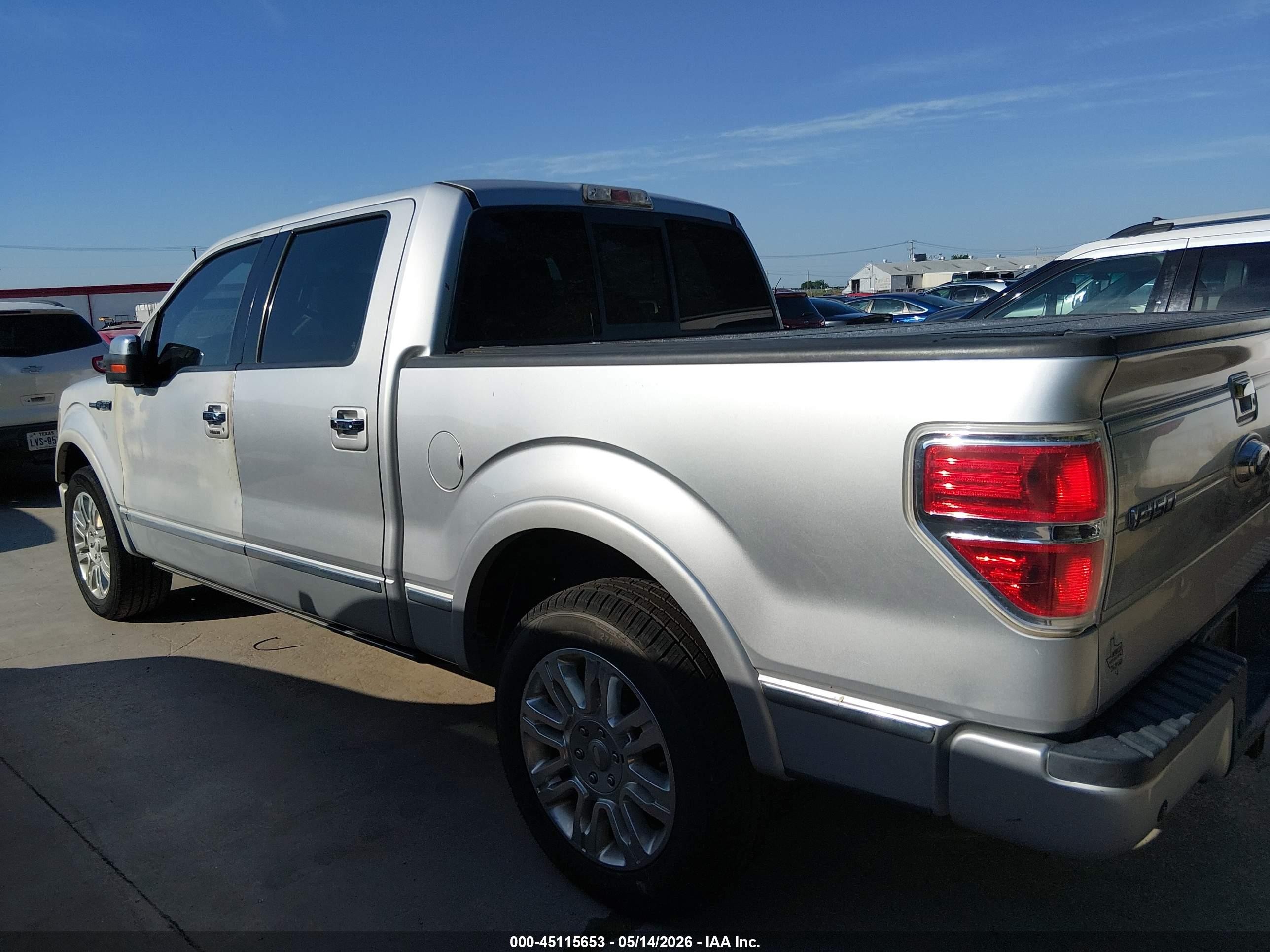 2013 Ford F-150 Platinum Silver vin: 1FTFW1CF9DFA04629