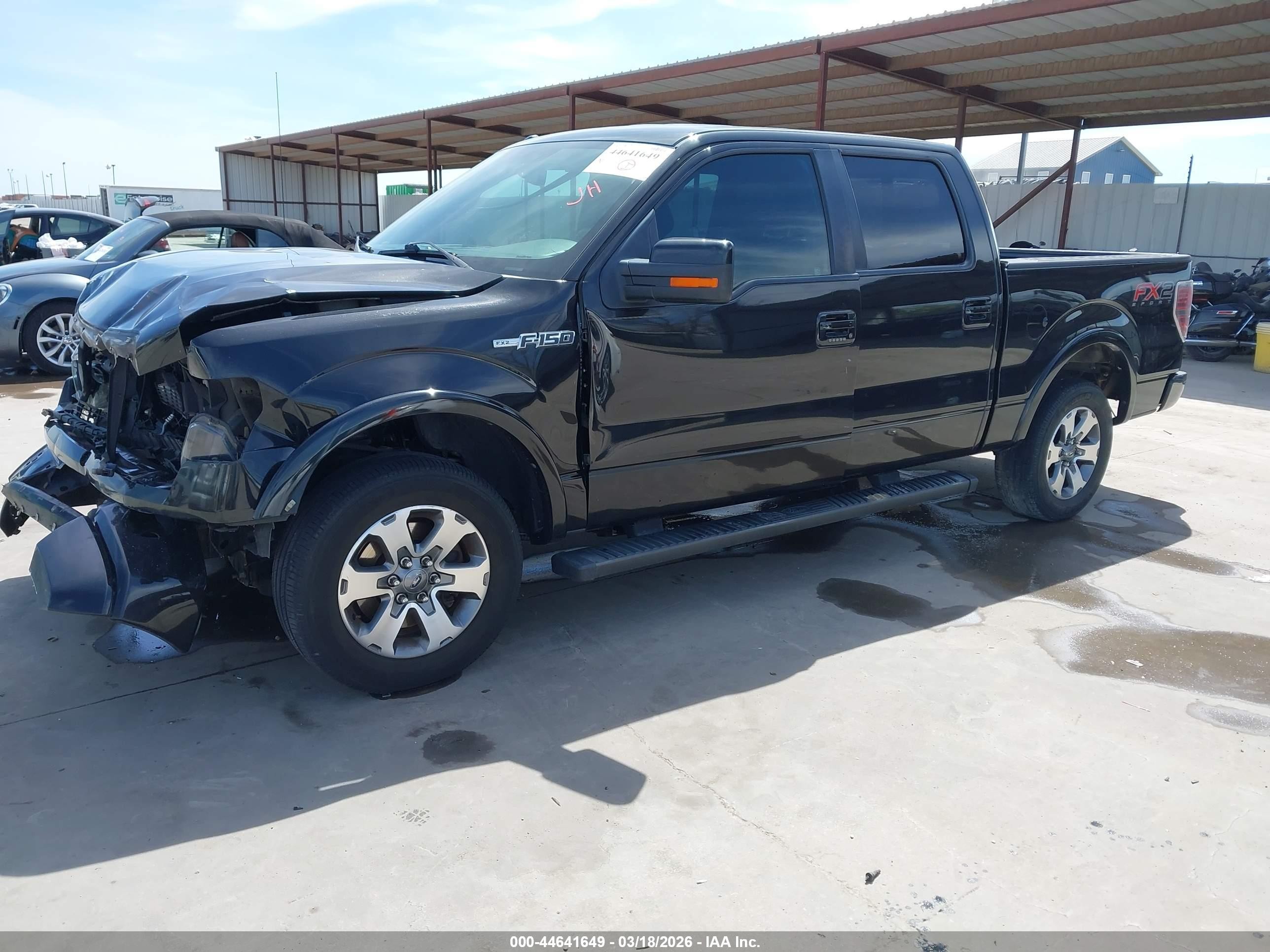 2013 Ford F-150 Fx2 Black vin: 1FTFW1CF9DFD48106