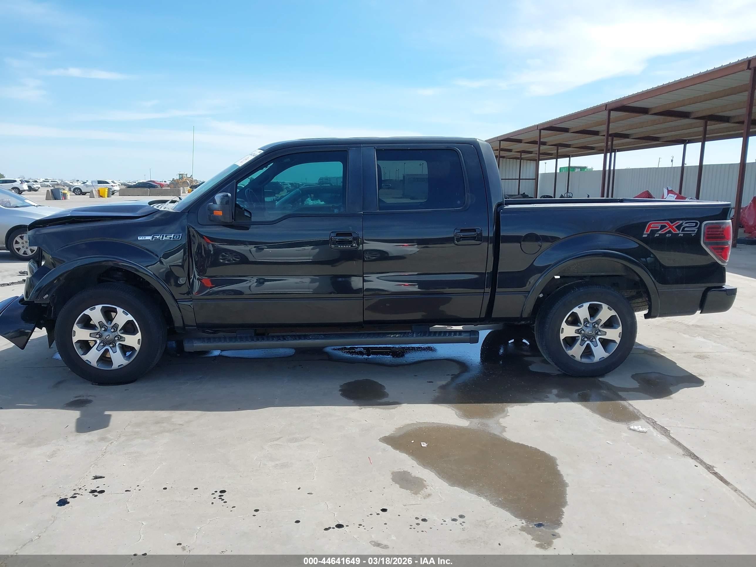 2013 Ford F-150 Fx2 Black vin: 1FTFW1CF9DFD48106
