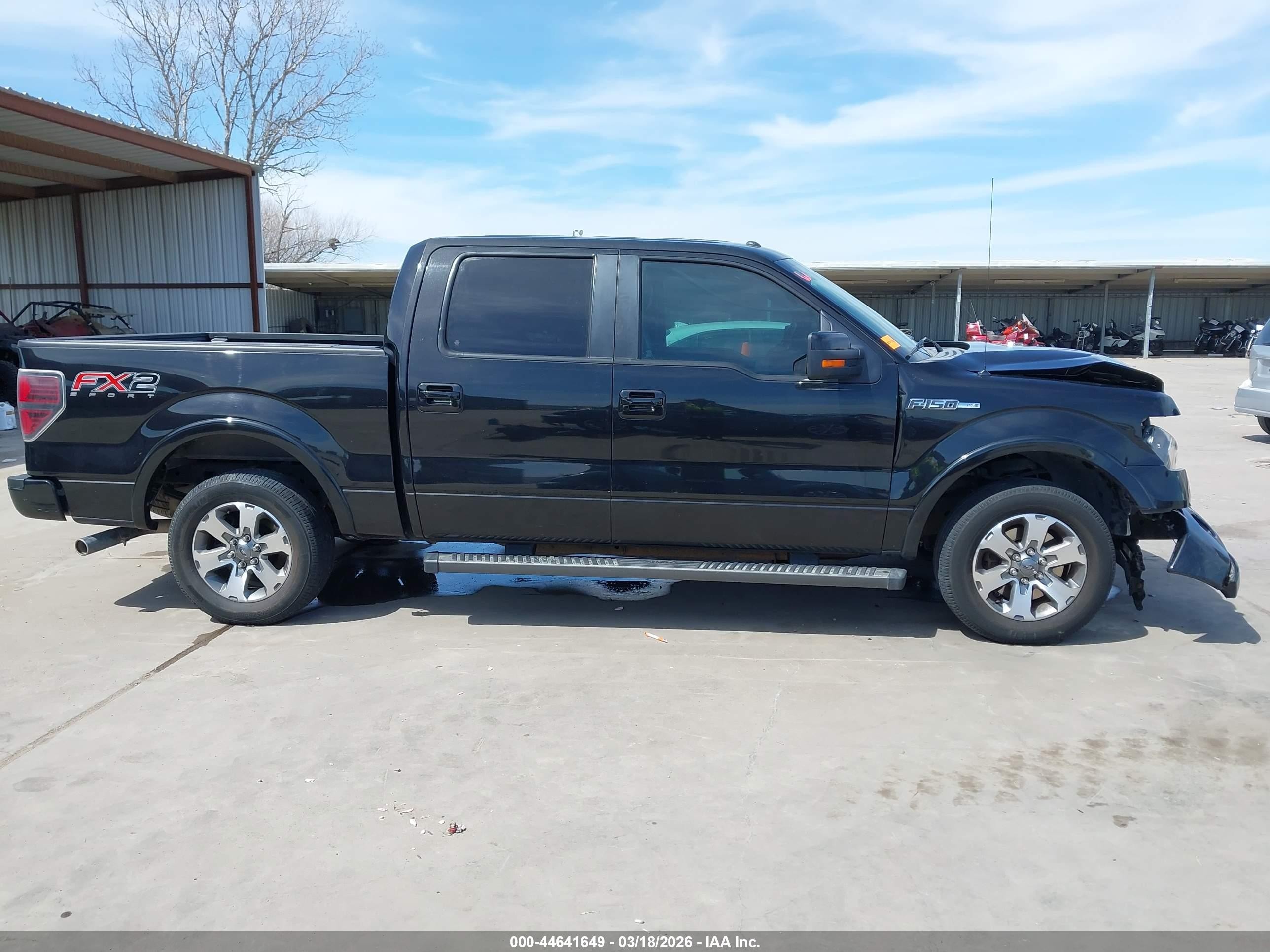 2013 Ford F-150 Fx2 Black vin: 1FTFW1CF9DFD48106