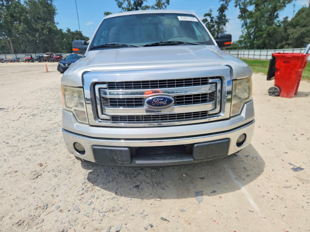 2013 Ford F150 Supercrew Silver vin: 1FTFW1CF9DKD18806