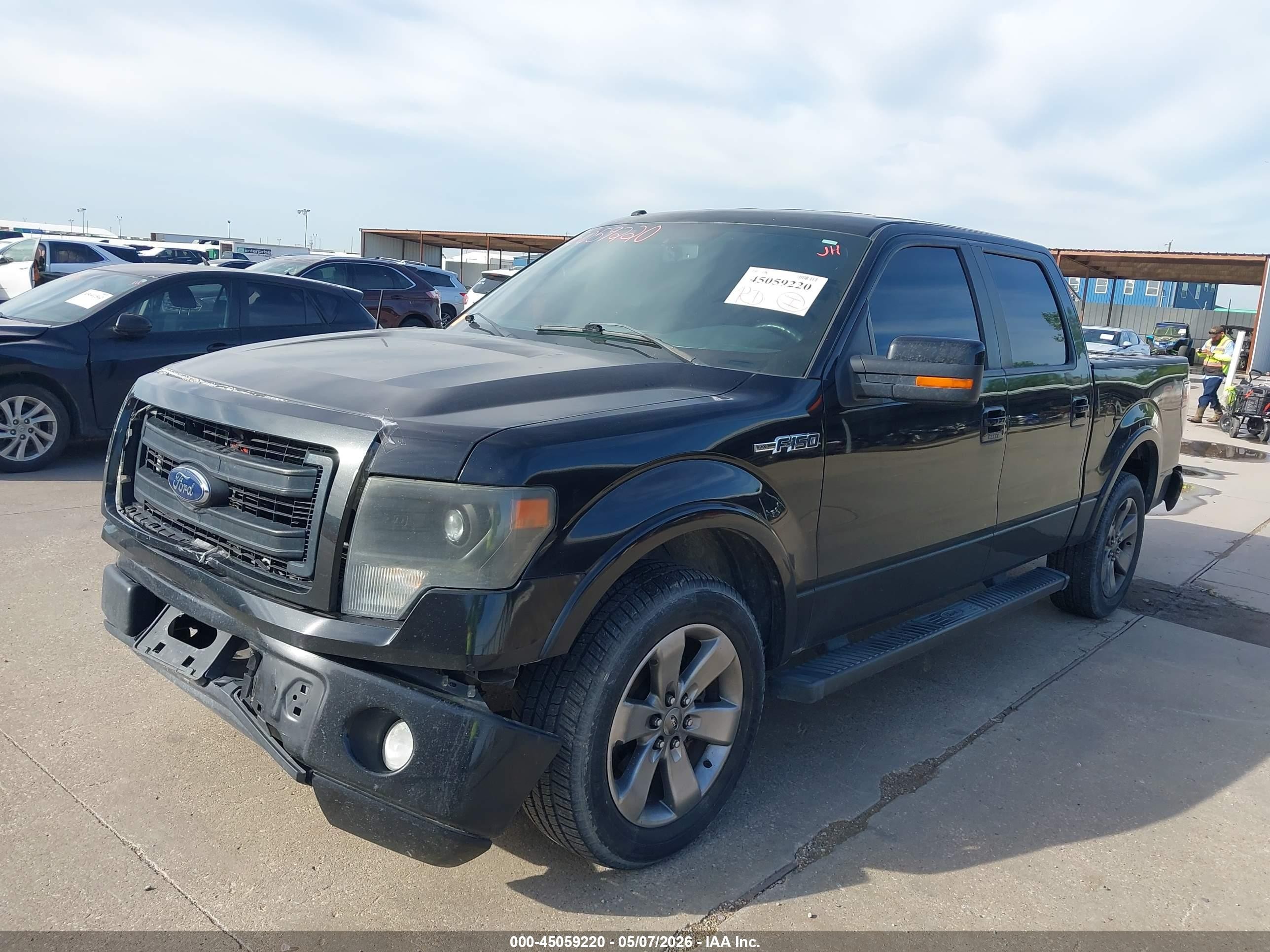 2013 Ford F-150 Fx2 Black vin: 1FTFW1CF9DKD55788